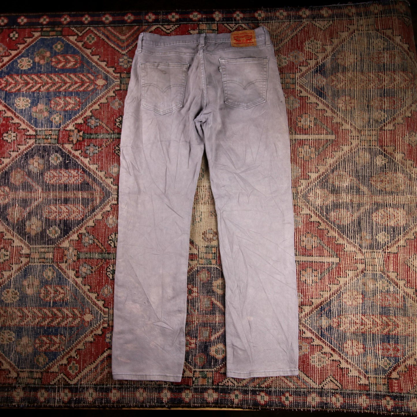 Levi's 514 W32 L30 Straight Leg Grey Denim Jeans