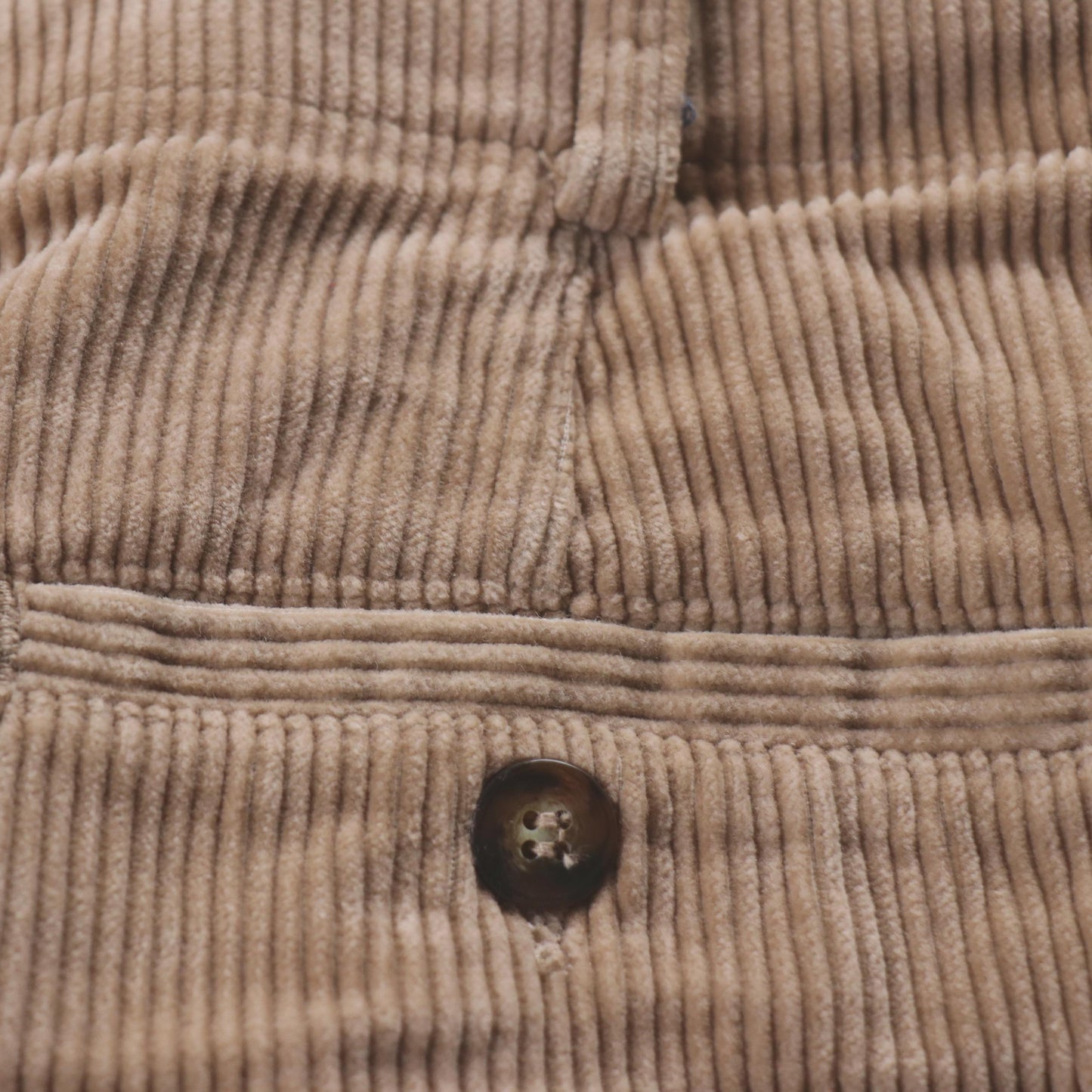 Unbranded W26 L26 Tapered Leg Loose Fit Brown Corduroy Trousers