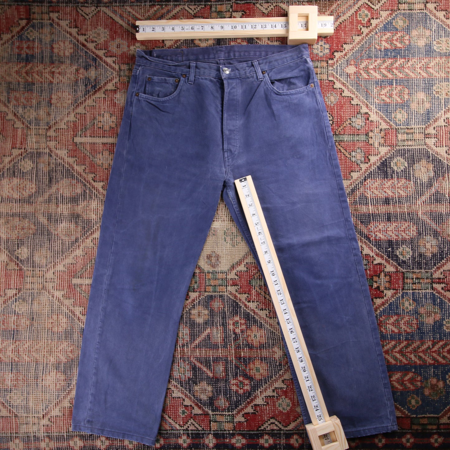 Levi's 501 W34 L27 Original Fit Blue Denim Jeans