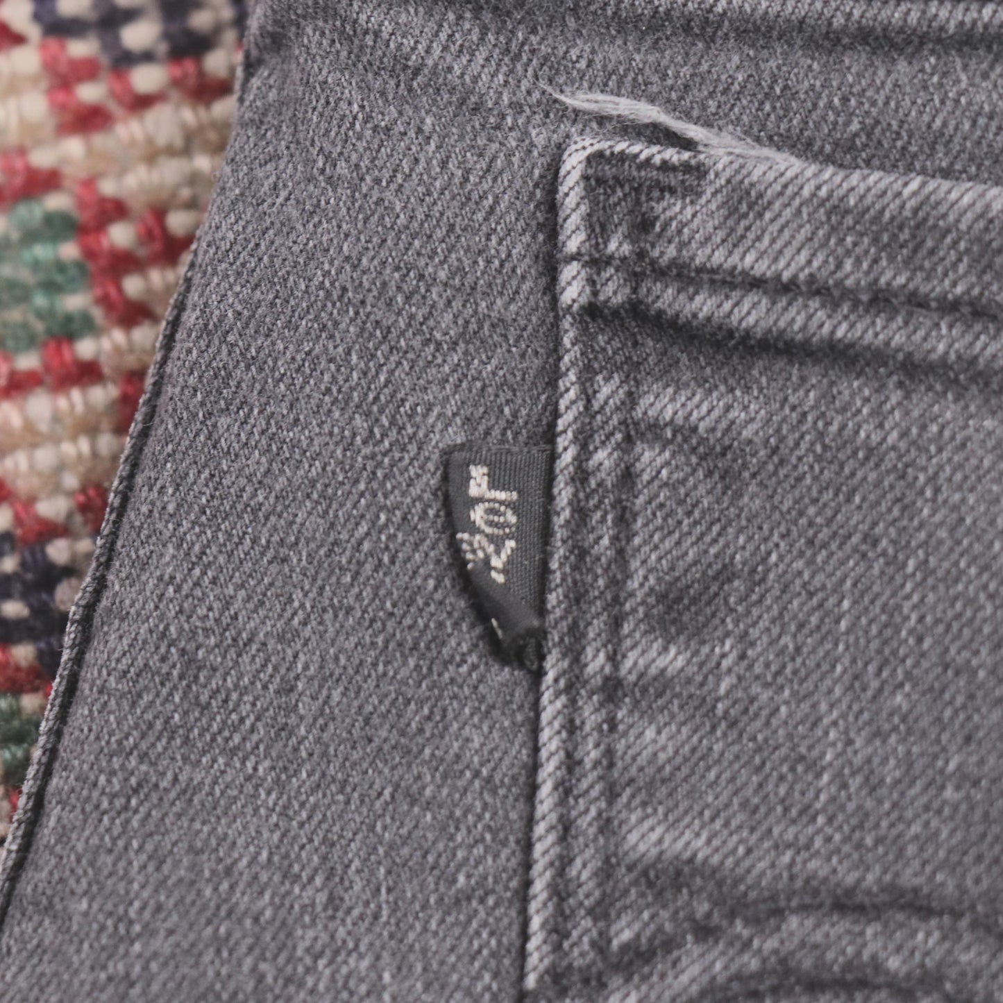 Levi's W30 L28 Straight Leg Black Denim Jeans