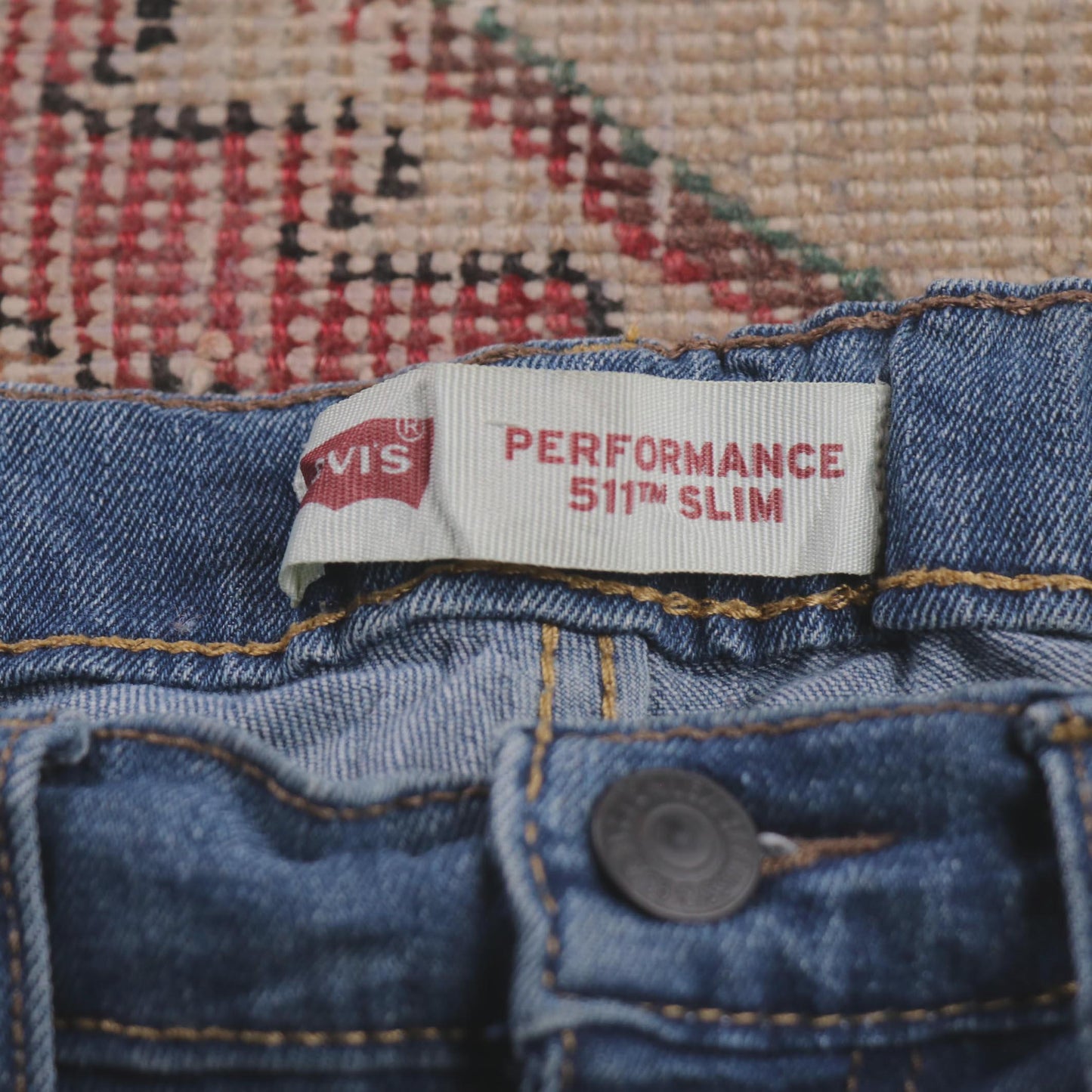 Levi's 511 W26 L28 Slim Fit Blue Denim Jeans