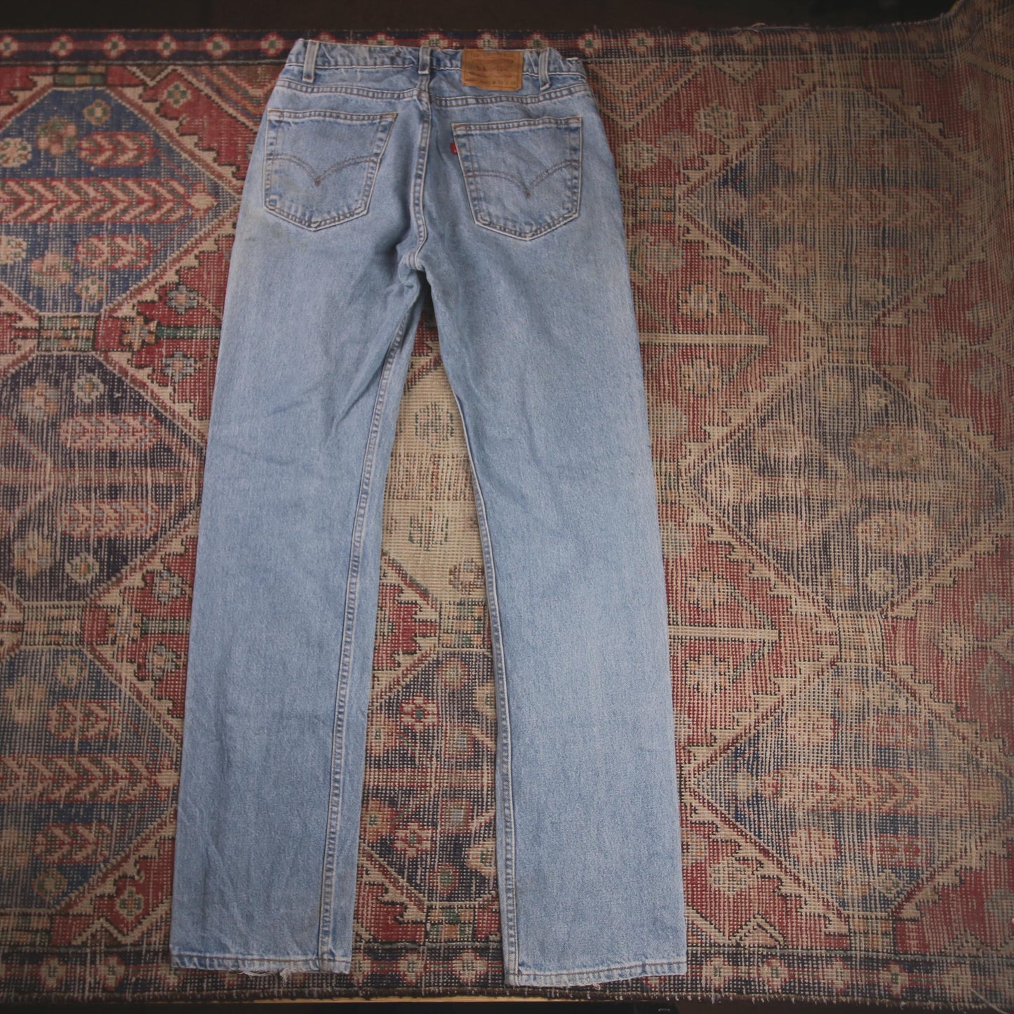 Levi's 505 W30 L33 Straight Leg Regular Fit Blue Denim Jeans