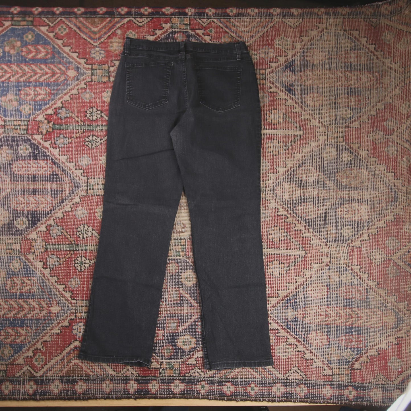 Lee W32 L28 Straight Leg Black Denim Jeans