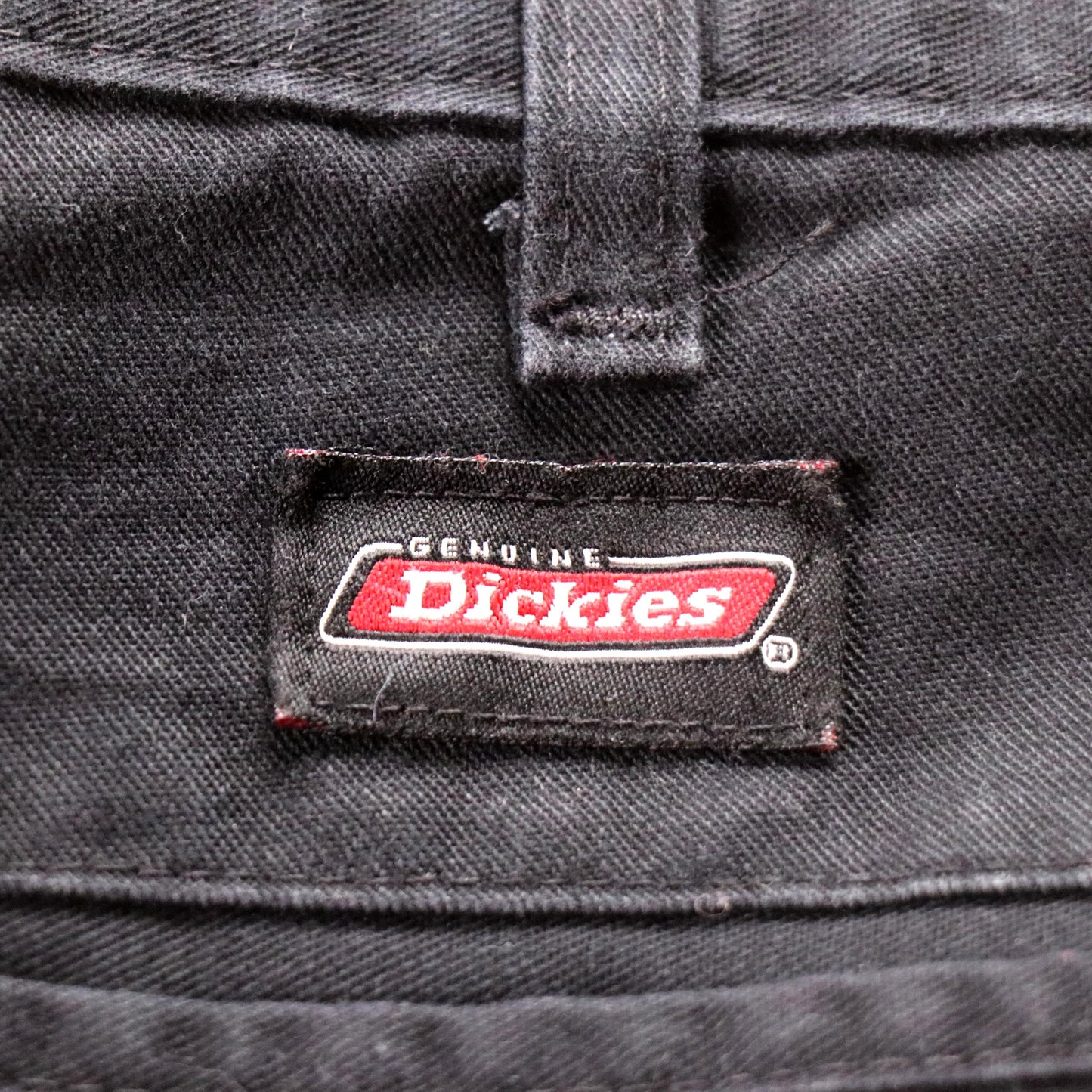 Dickies W36 L27 Cargo Black Cotton Blend Trousers