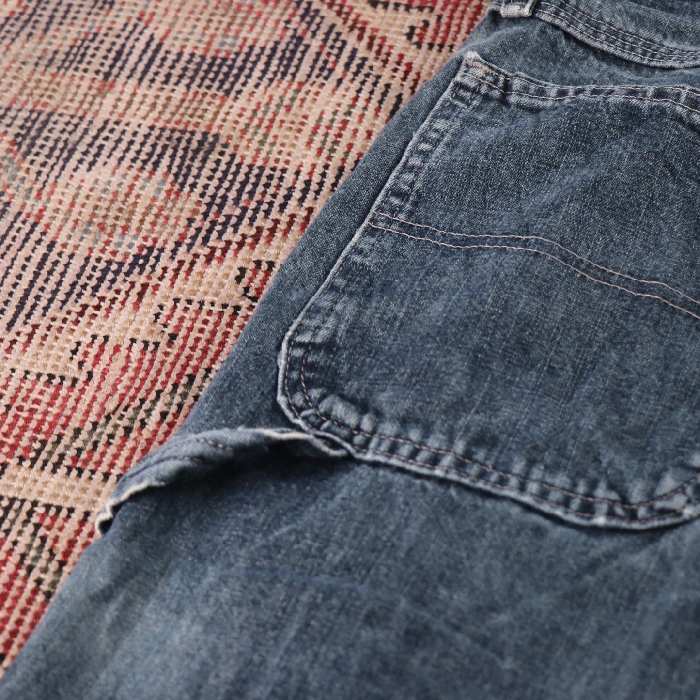 Wrangler W26 L31 Straight Blue Denim Jeans