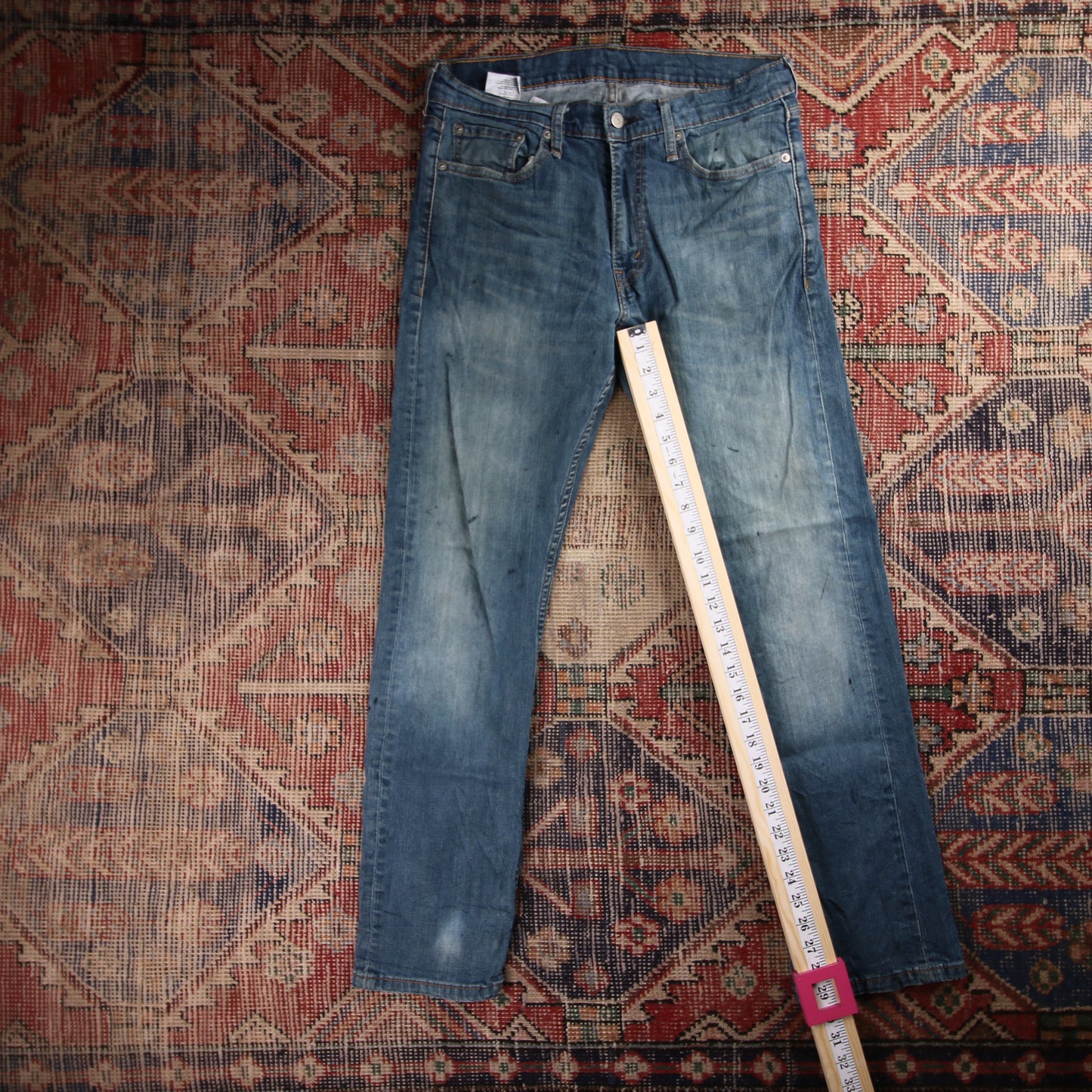 Levi's 511 Red Tab W32 L29 Slim Fit Blue Denim Jeans