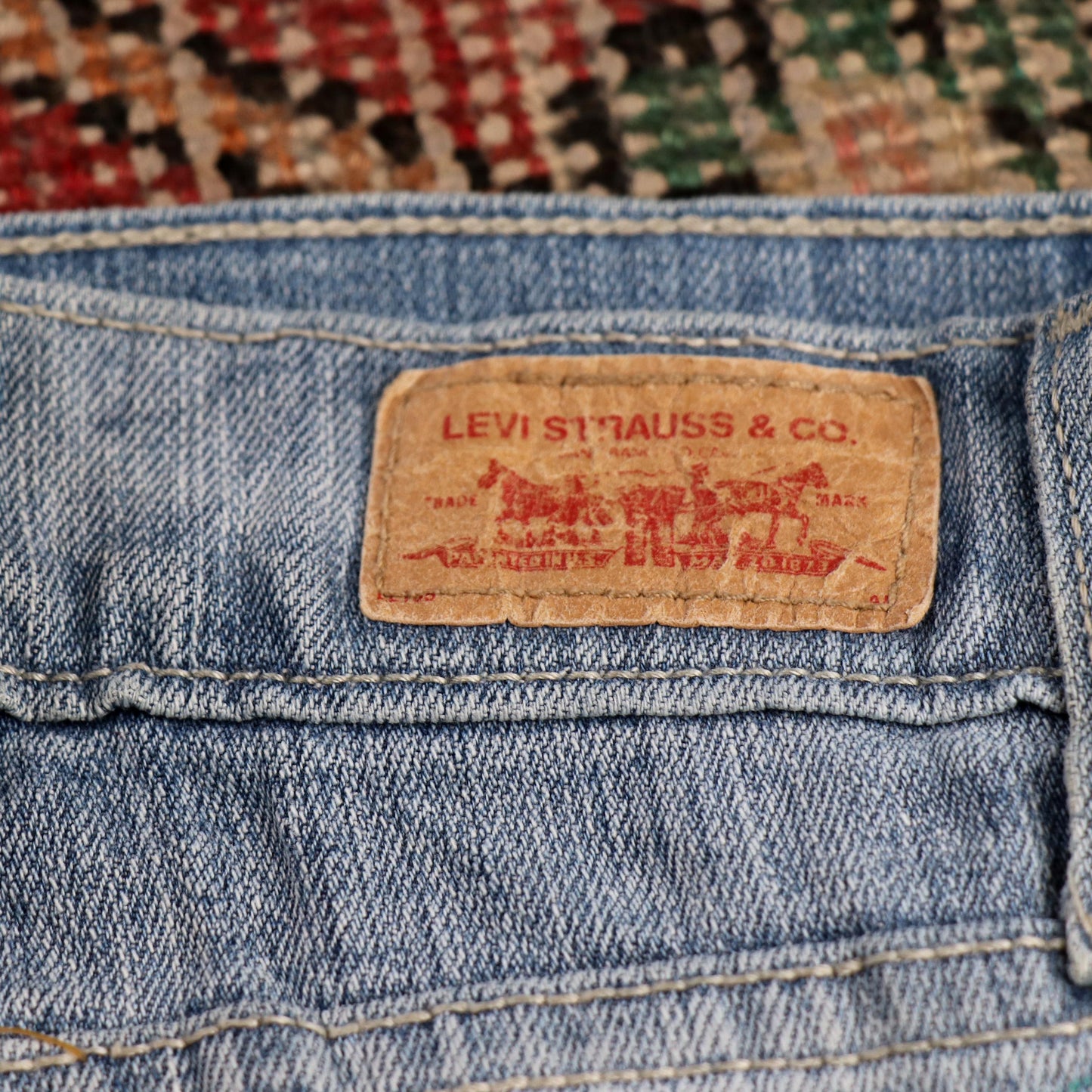 Levi's 524 W34 L31 Bootcut Blue Denim Jeans