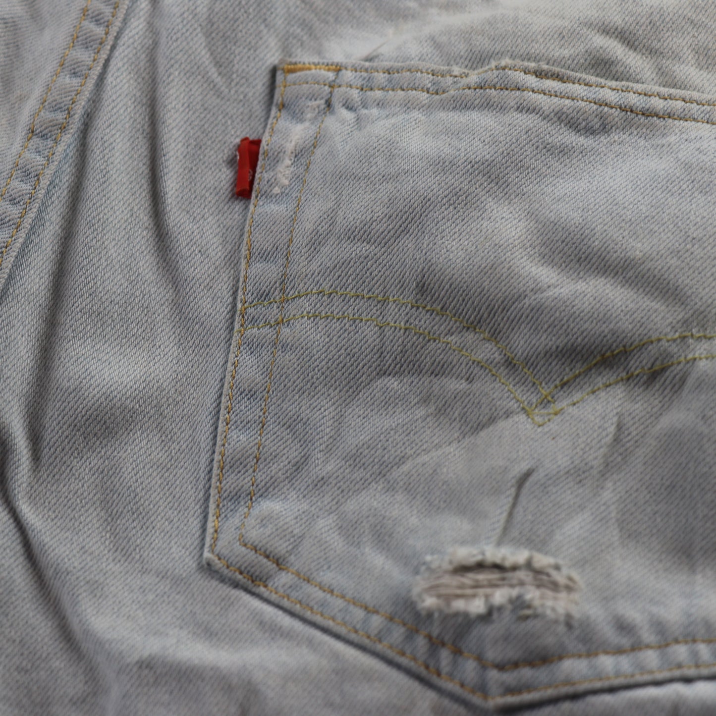 Levi's 501 Red Tab W38 L31 Original Fit Blue Denim Jeans