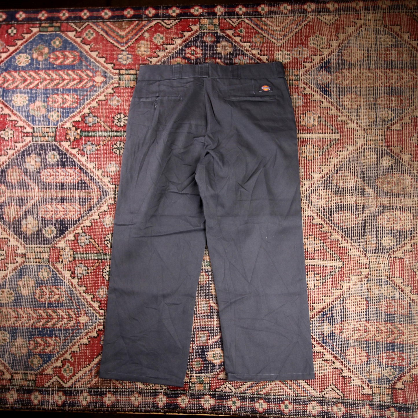 Dickies 874 W34 L25 Original Fit Grey Cotton Blend Trousers