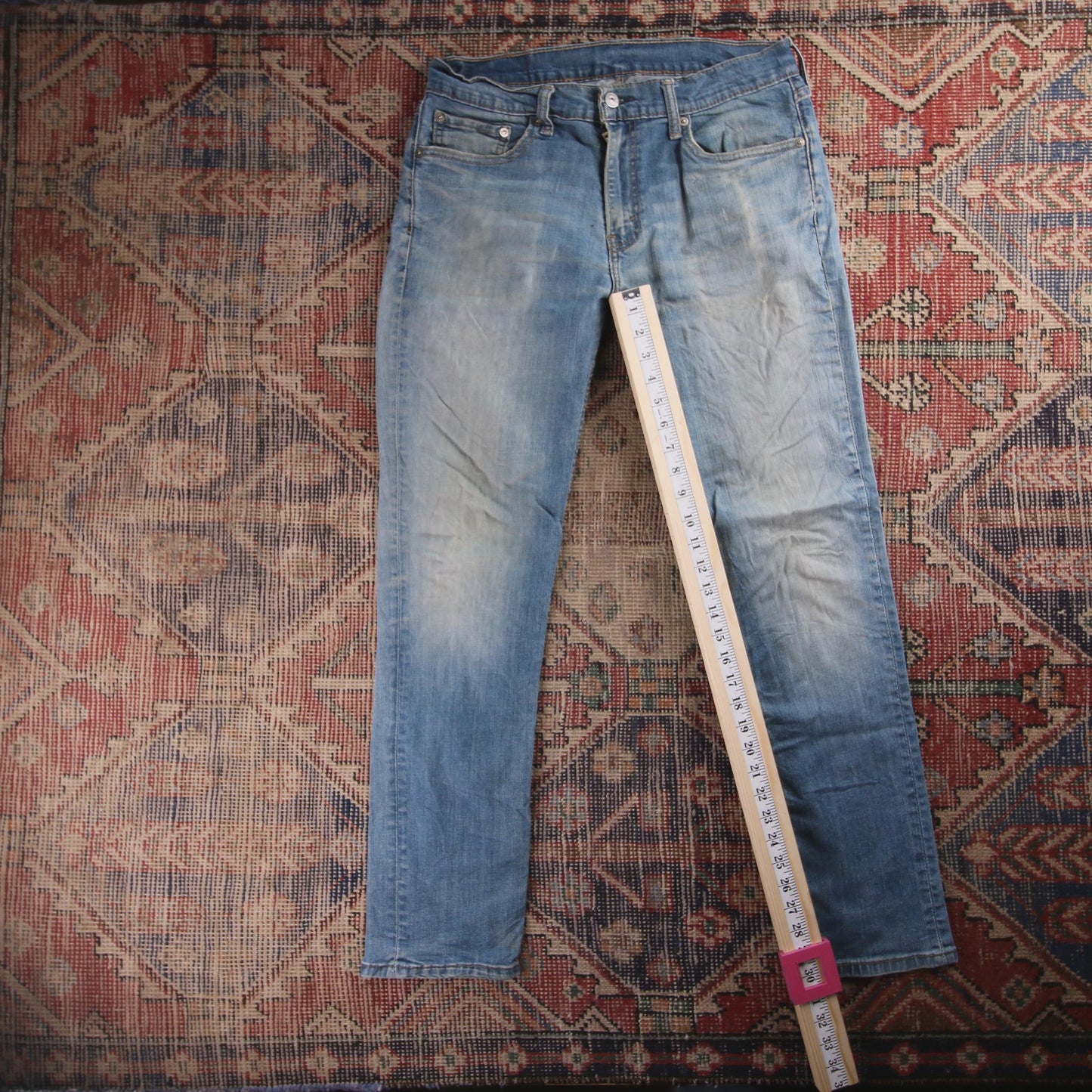 Levi's 511 Red Tab W32 L30 Slim Fit Blue Denim Jeans
