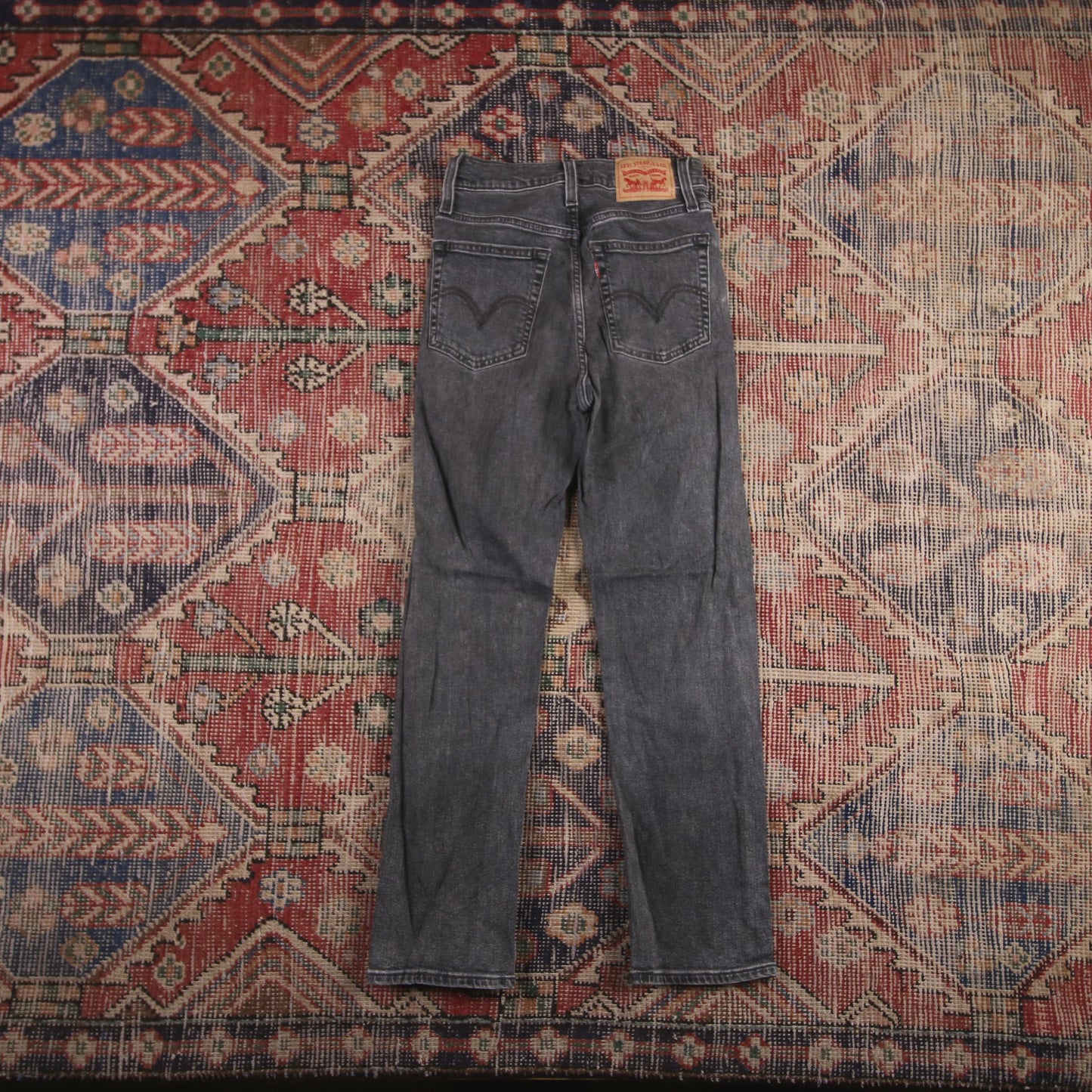 Levi's 501 W24 L26 Original Fit Black Denim Jeans