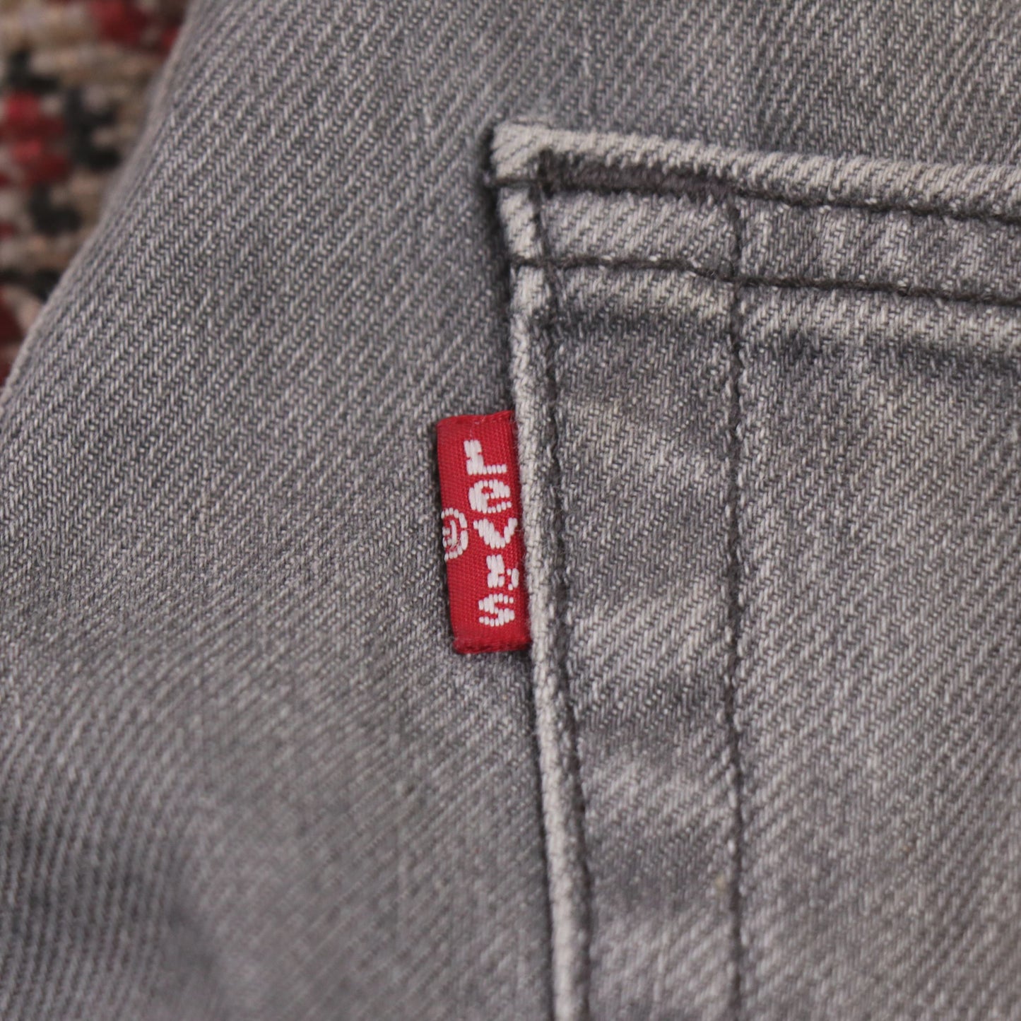 Levi's 508 W34 L26 Tapered Leg Regular Fit Grey Denim Jeans