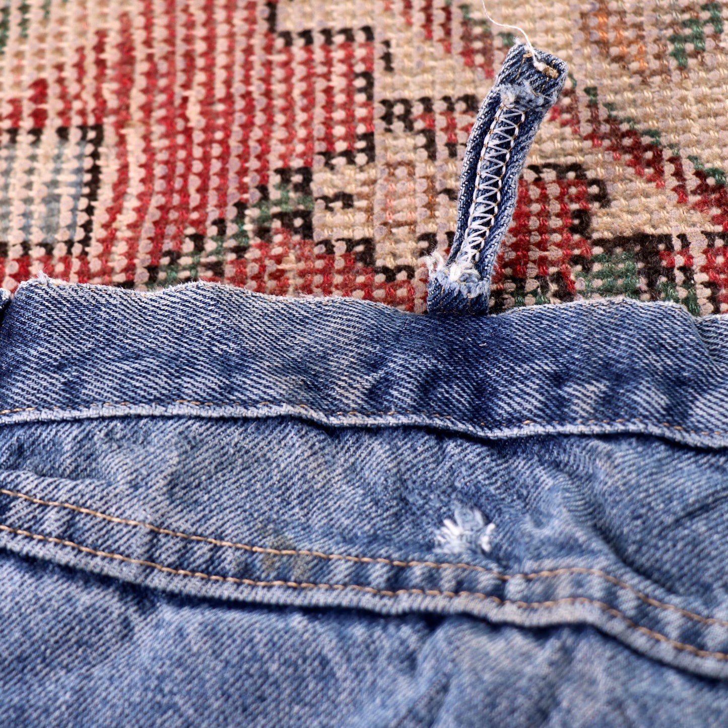Wrangler W36 L30 Straight Leg Blue Denim Jeans