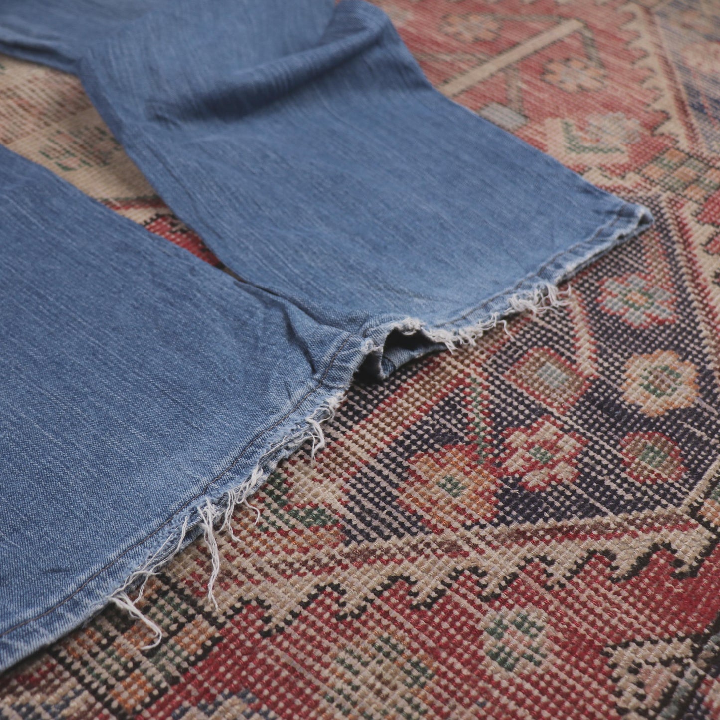 Lee W34 L28 Bootcut Relaxed Fit Blue Denim Jeans