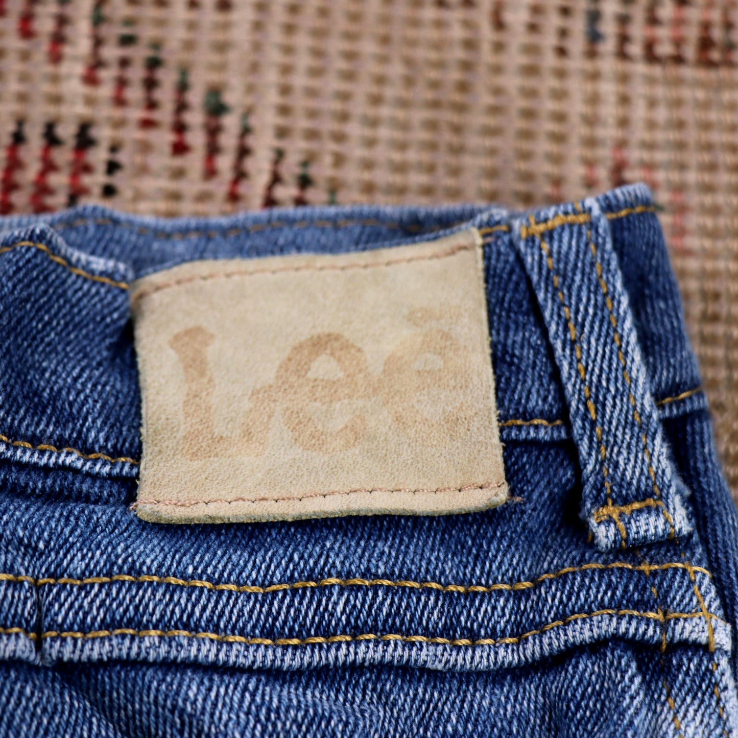 Lee W30 L29 Straight Leg Slim Fit Blue Denim Jeans