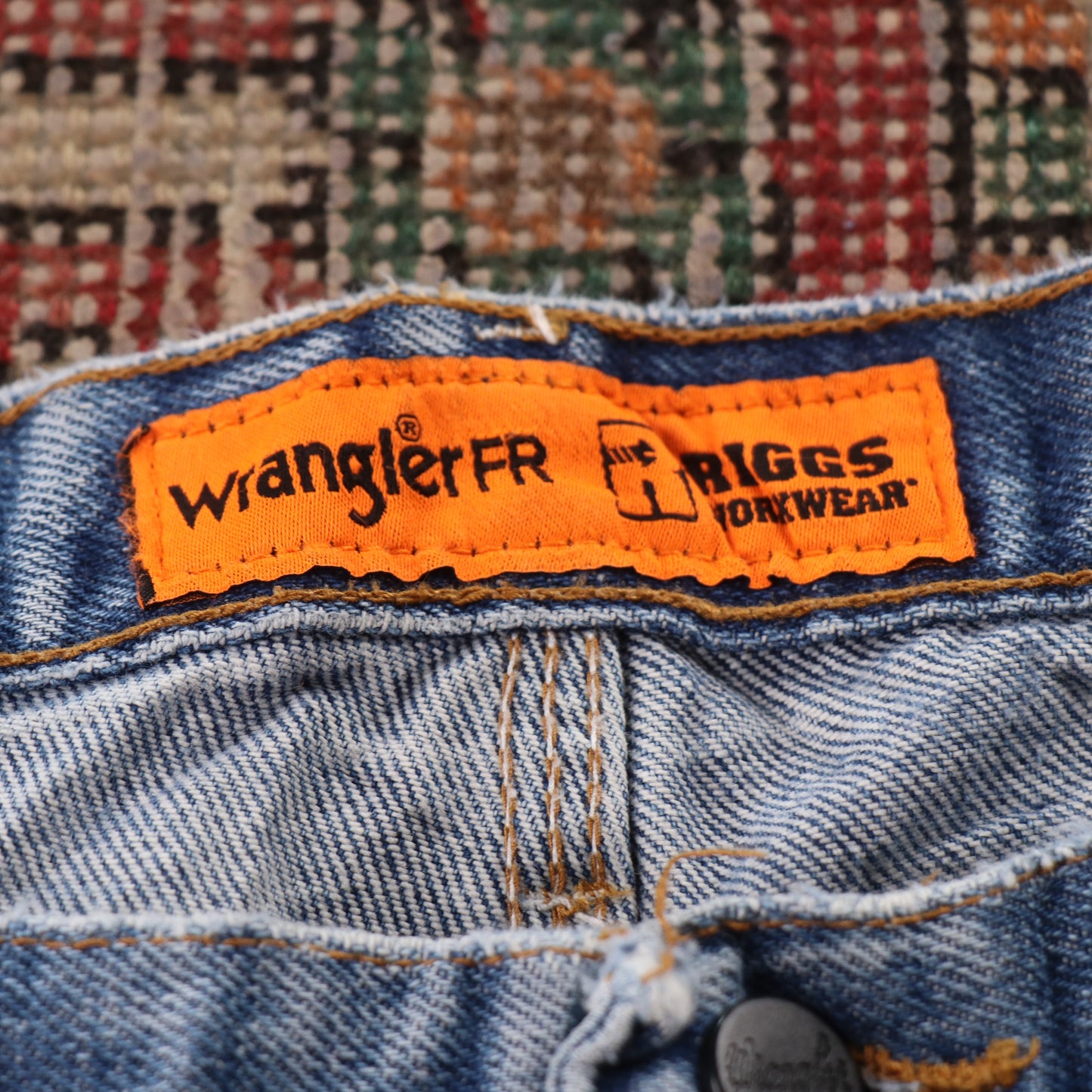 Wrangler W36 L30 Straight Blue Denim Jeans
