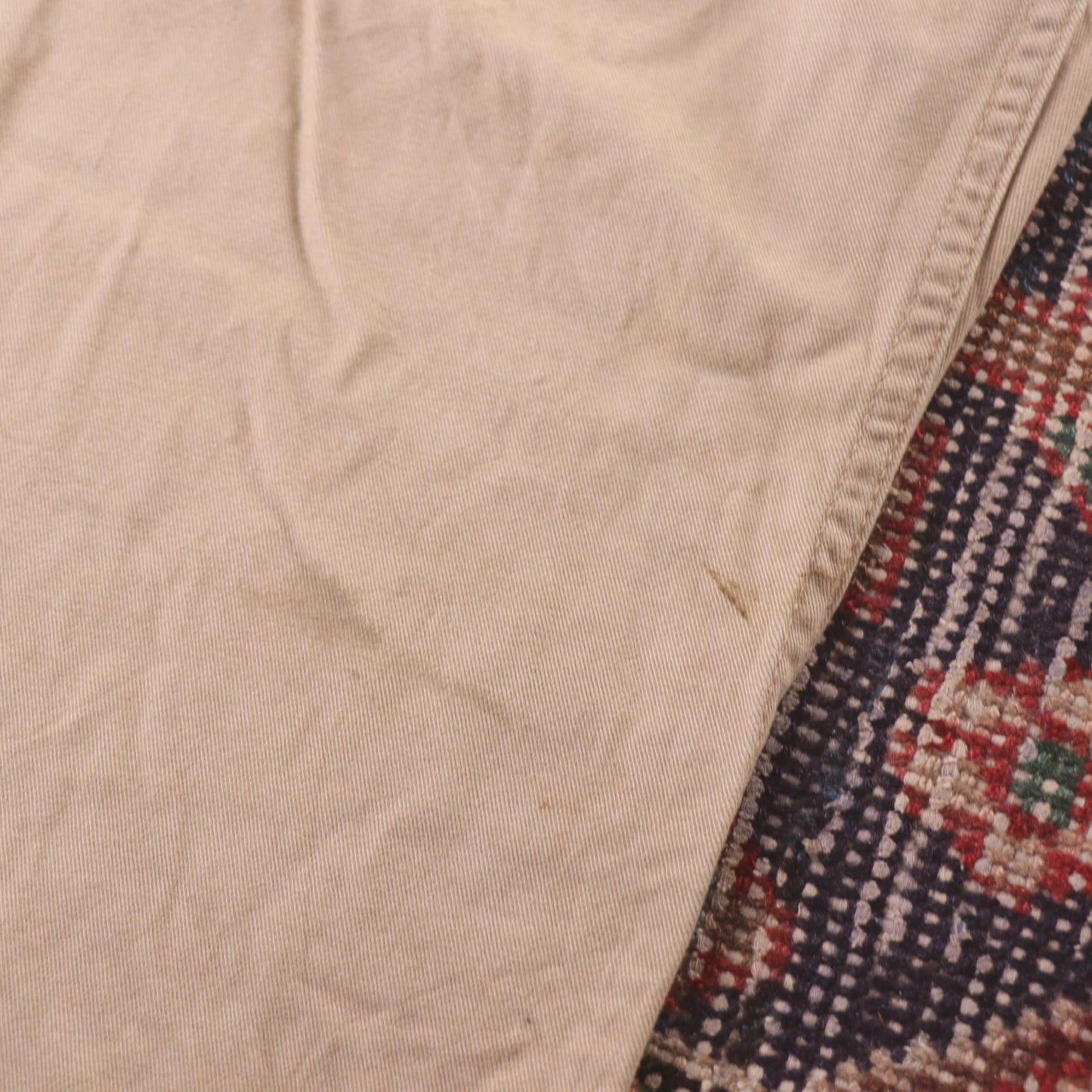 Levi's 505 Red Tab W34 L32 Straight Leg Regular Fit Beige Denim Jeans