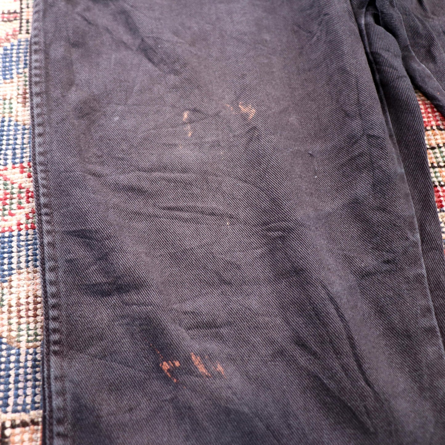 Wrangler W36 L29 Straight Leg Relaxed Fit Black Denim Jeans