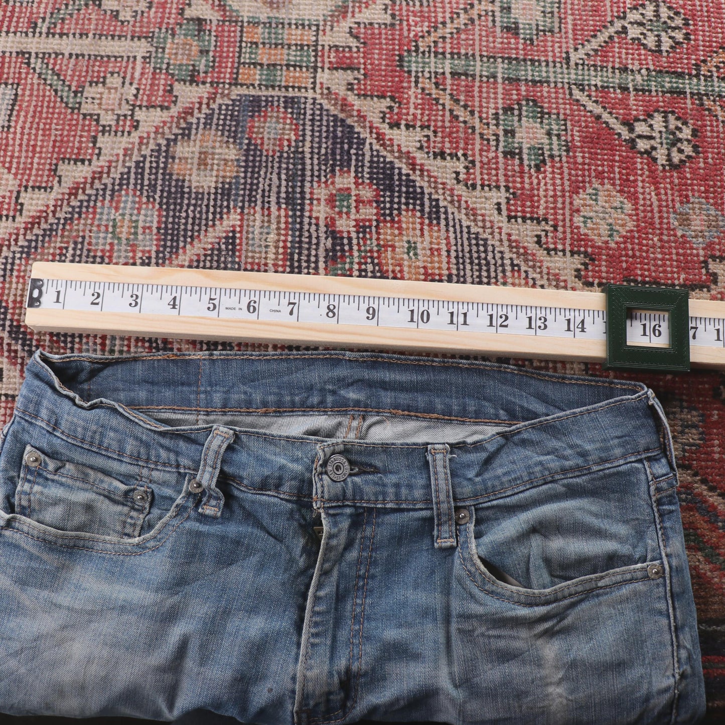 Levi's 511 Red Tab W32 L30 Slim Fit Blue Denim Jeans