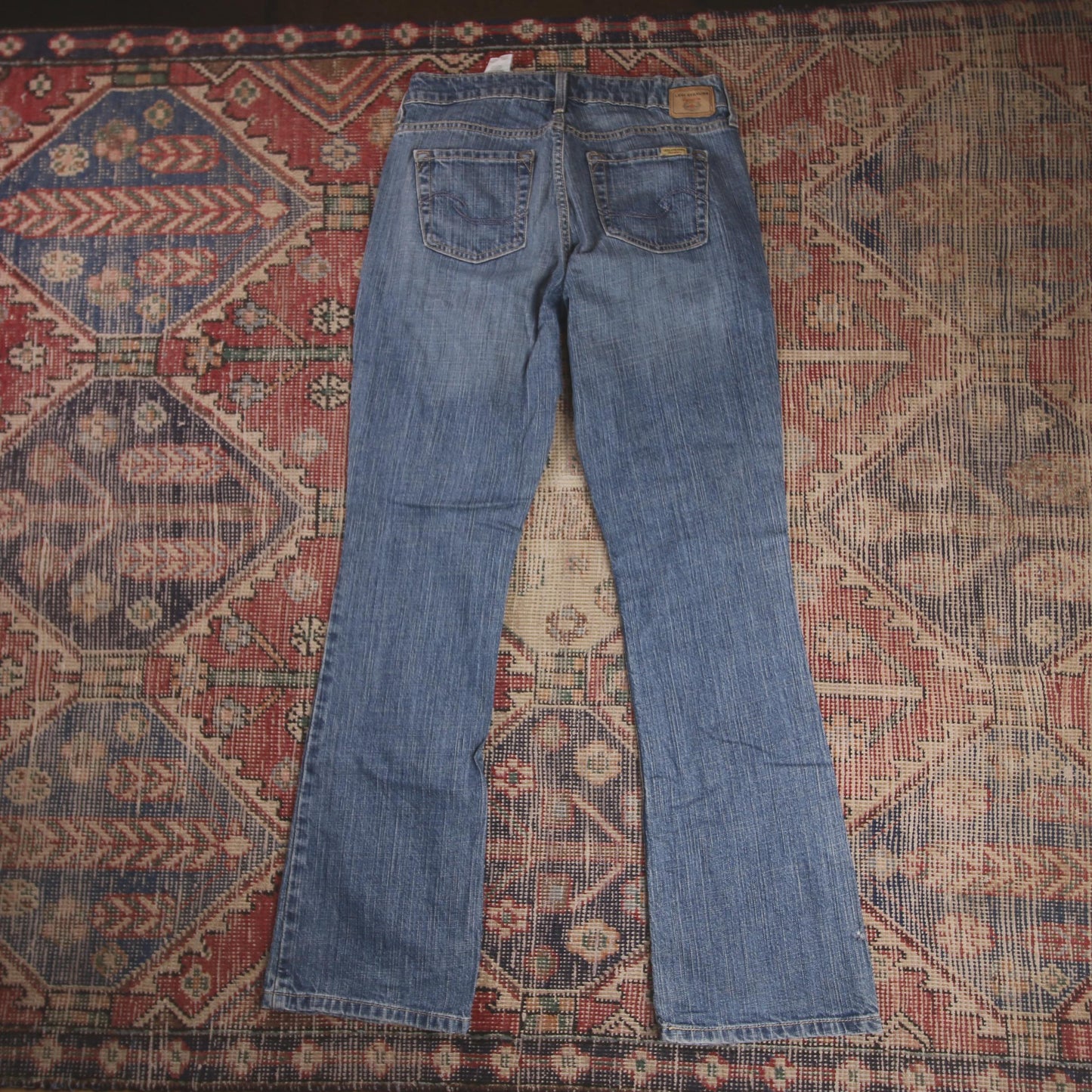 Levi's Signature W30 L31 Flared Blue Denim Jeans