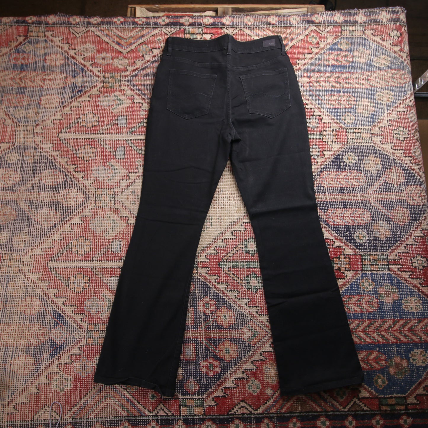 Lee W30 L28 Bootcut Black Denim Jeans