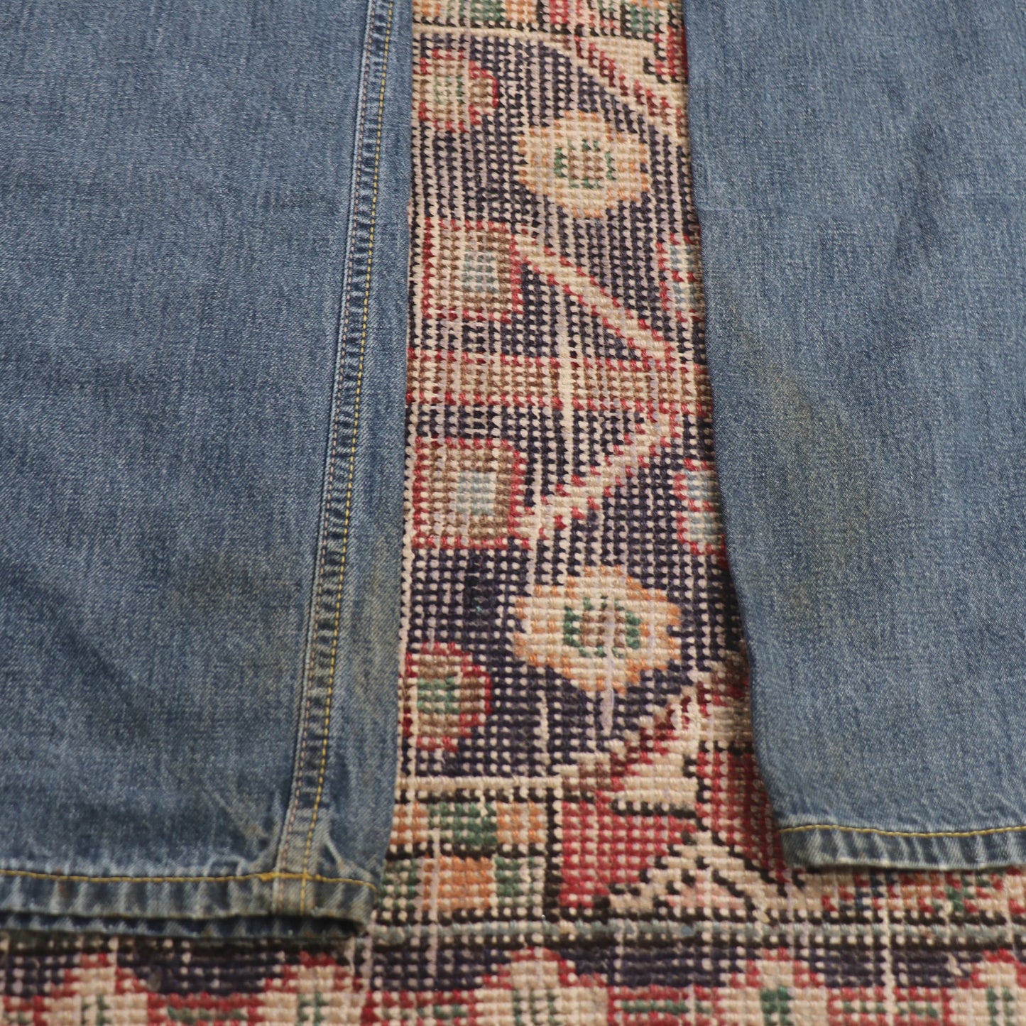 Wrangler W34 L28 Bootcut Relaxed Fit Blue Denim Jeans