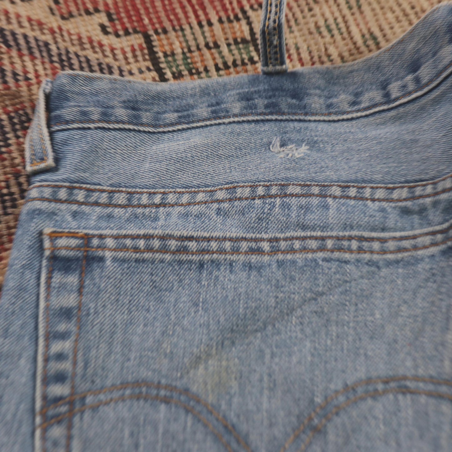 Levi's 550 W38 L30 Tapered Leg Relaxed Fit Blue Denim Jeans