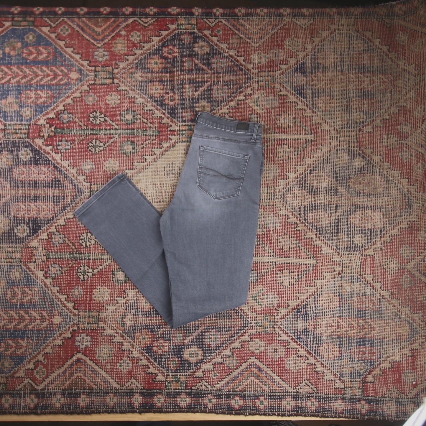 Lee W30 L30 Straight Leg Grey Denim Jeans