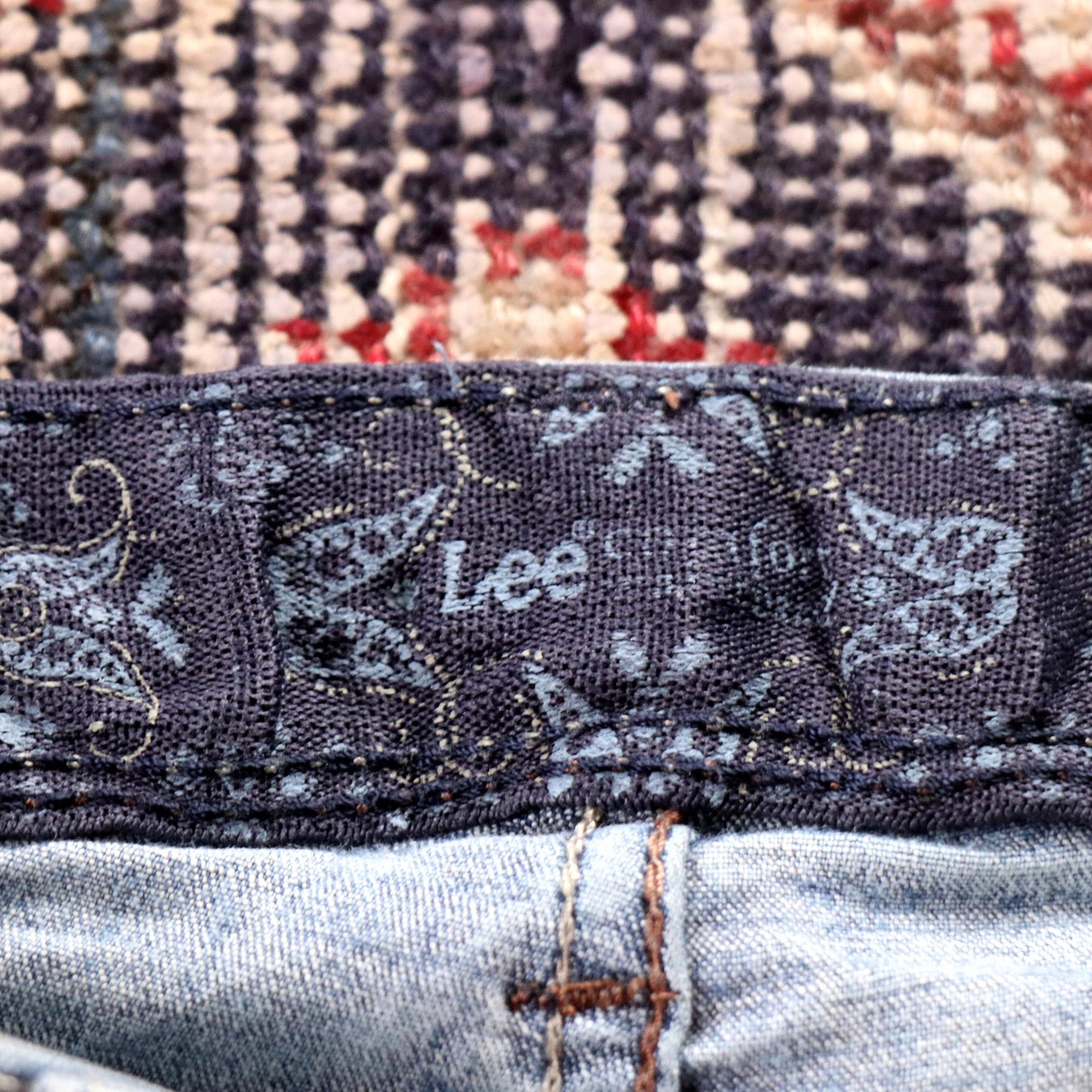 Lee W30 L30 Straight Leg Blue Denim Jeans