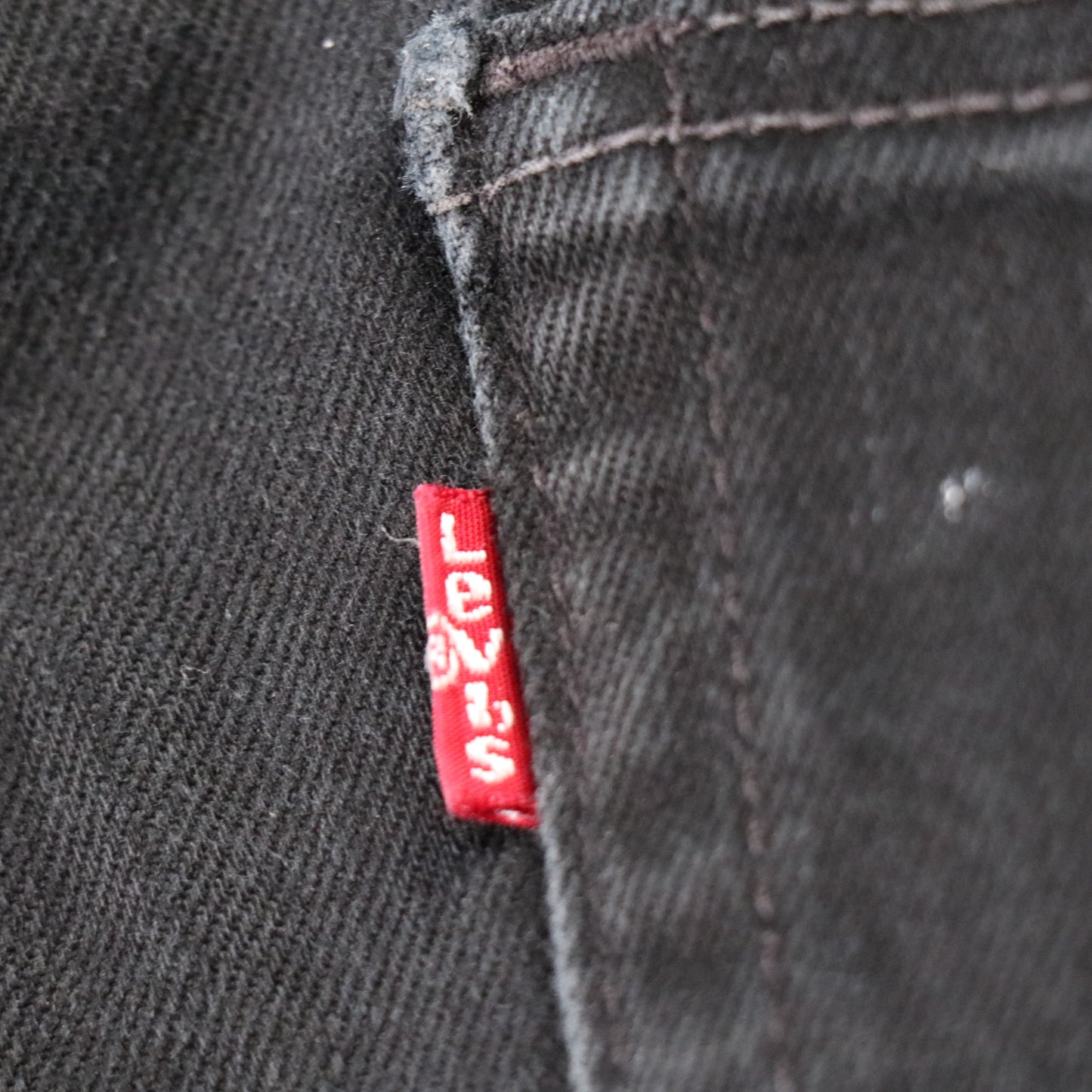 Levi's Red Tab W30 L31 Slim Straight Leg Jeans Black Denim Jeans