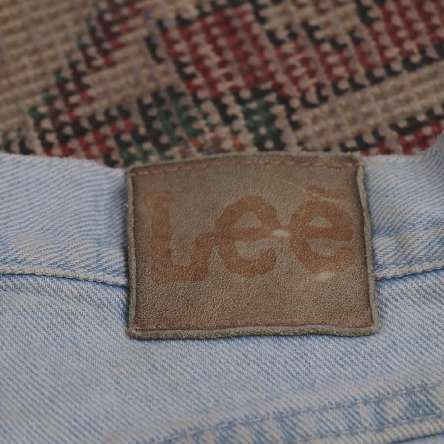 Lee W28 L30 Tapered Leg Relaxed Fit Blue Denim Jeans