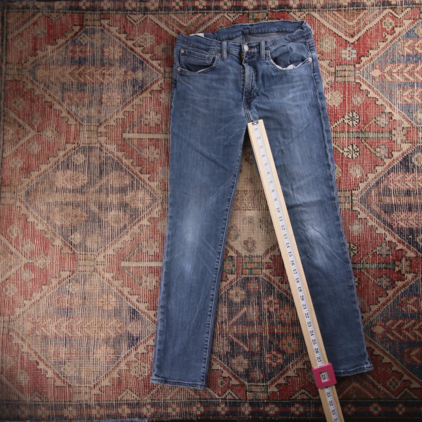 Levi's 511 Red Tab W32 L29 Slim Fit Blue Denim Jeans