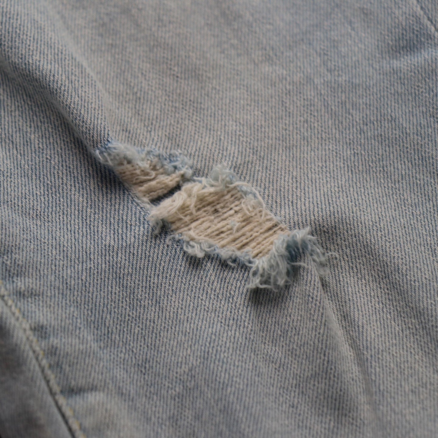 Levi's W28 L29 Flared Distressed Style Blue Denim Jeans