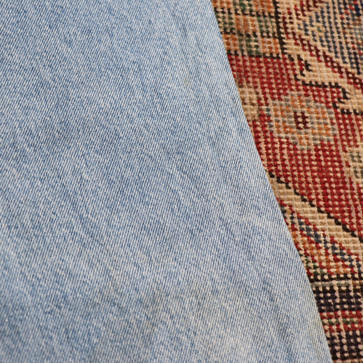 Wrangler W34 L28 Straight Leg Relaxed Fit Blue Denim Jeans