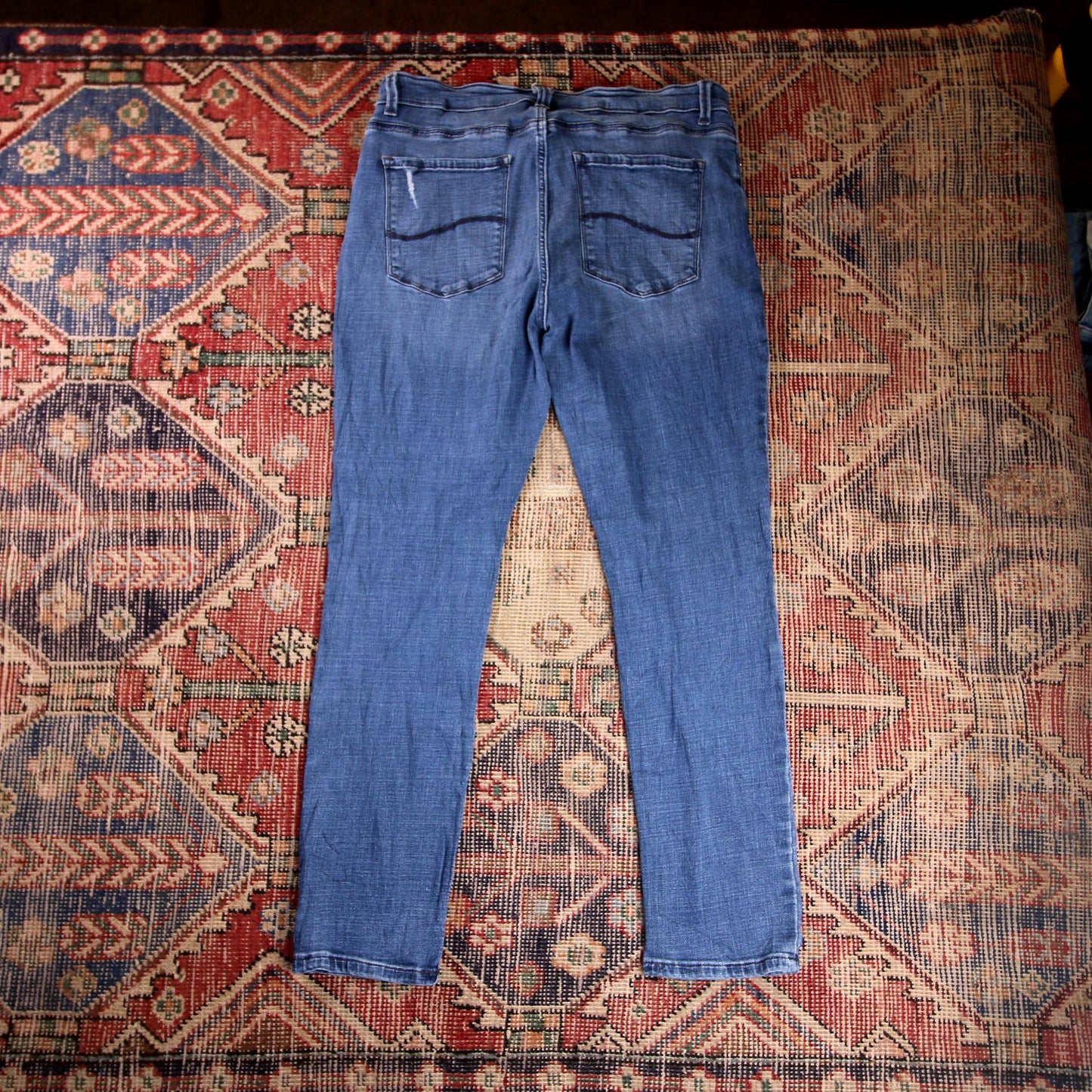 Lee W36 L28 Skinny Blue Denim Jeans