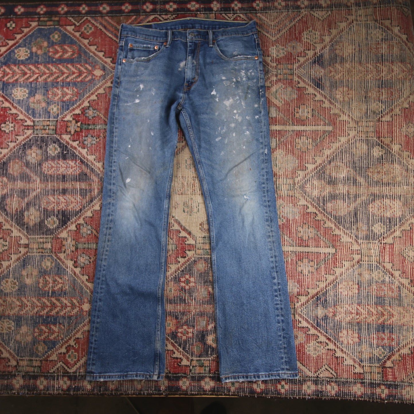 Levi's 527 W34 L32 Bootcut Blue Denim Jeans