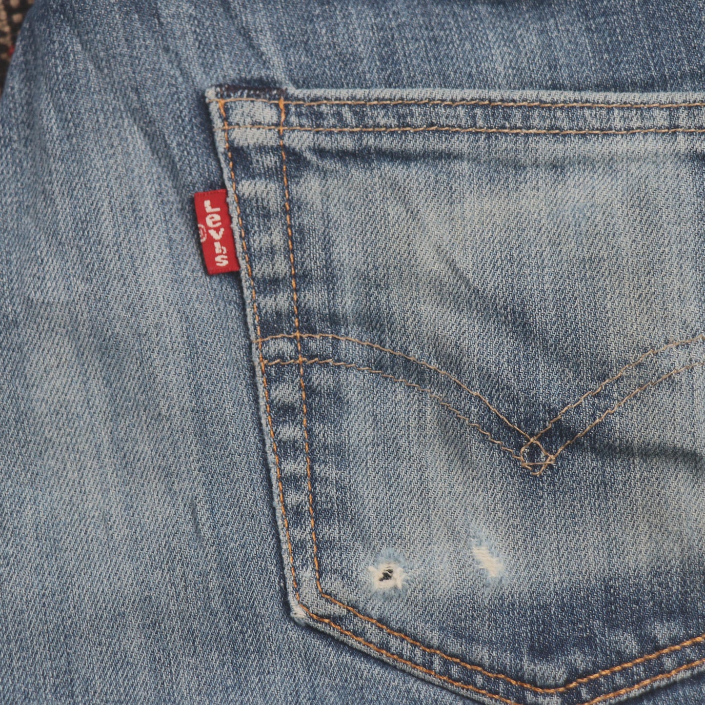 Levi's W28 L26 Straight Leg Blue Denim Jeans