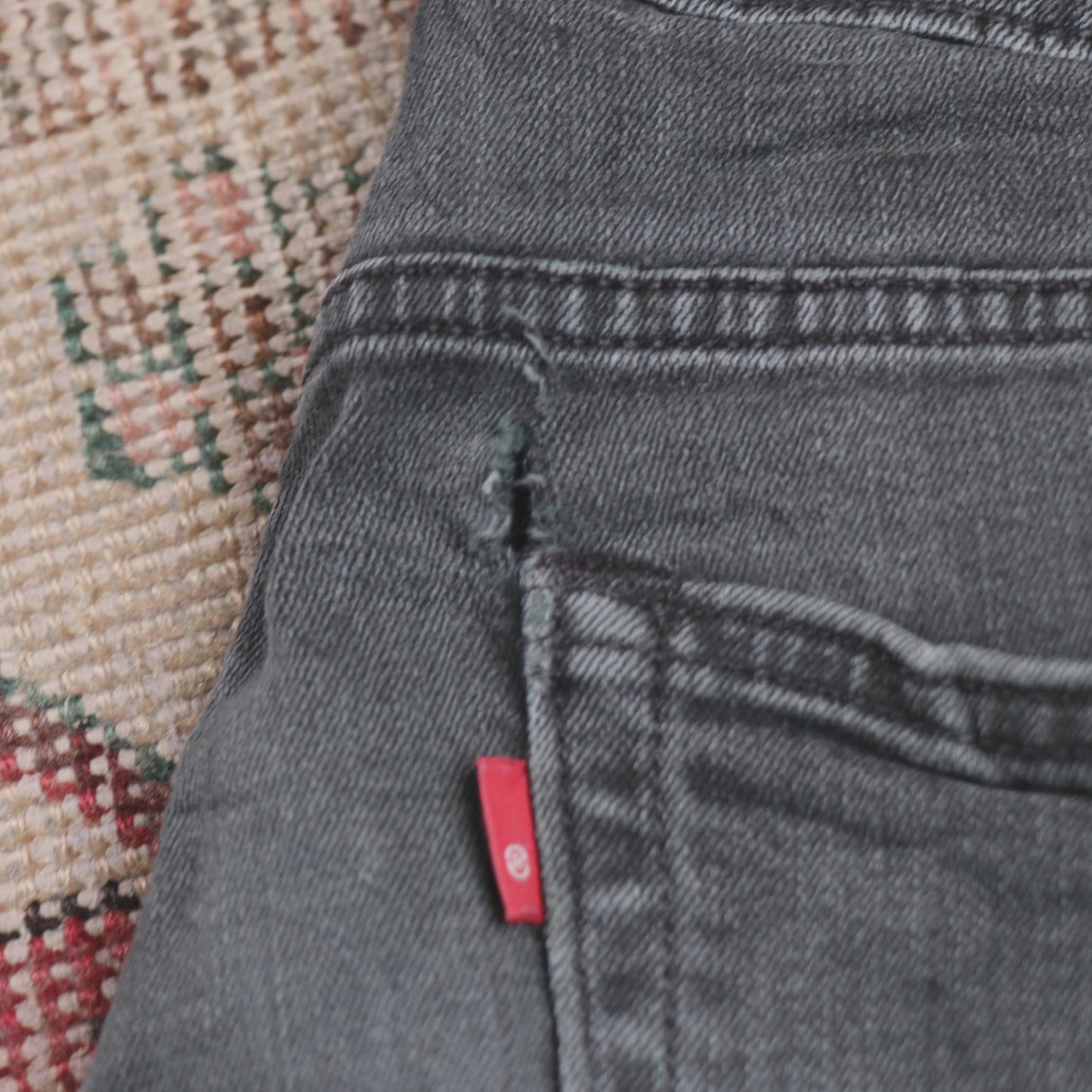 Levi's 511 W36 L29 Slim Fit Black Denim Jeans