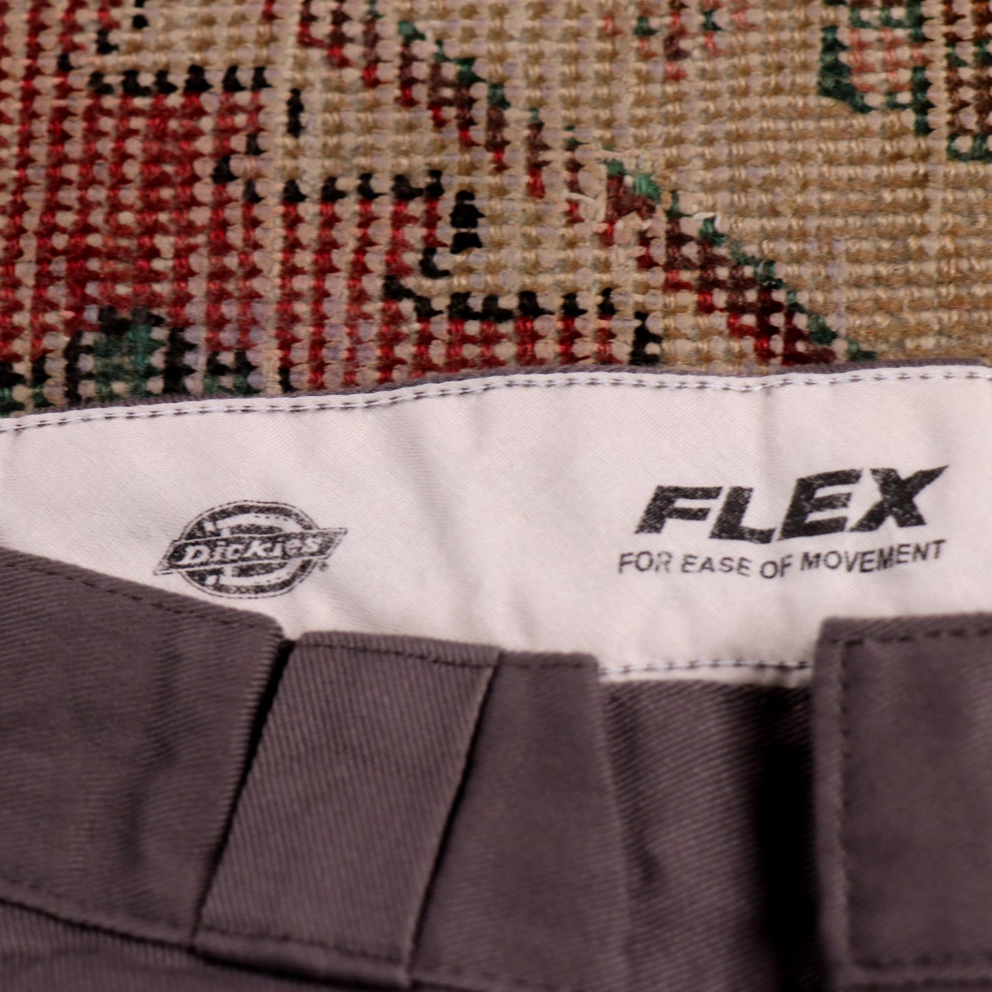 Dickies 874 W30 L28 Straight Leg Grey Cotton Blend Trousers