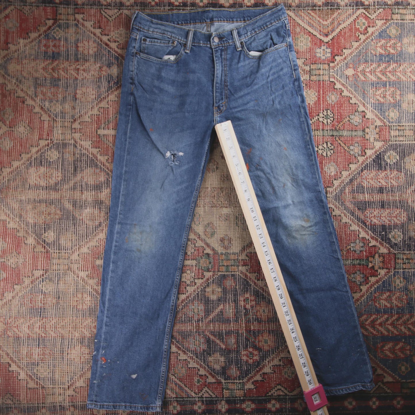 Levi's 514 W34 L31 Straight Leg Blue Denim Jeans