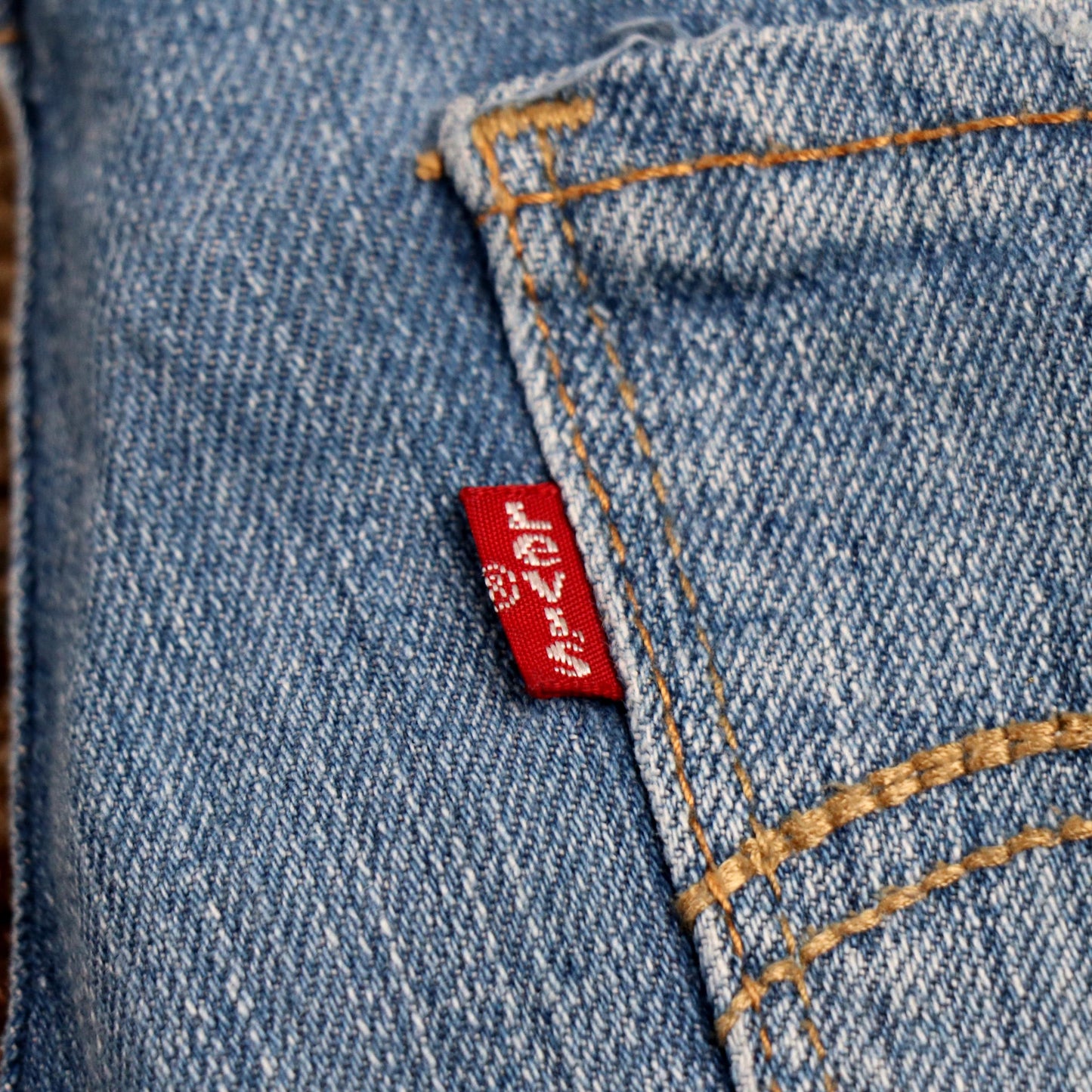 Levi's 524 W28 L31 Flared Blue Denim Jeans