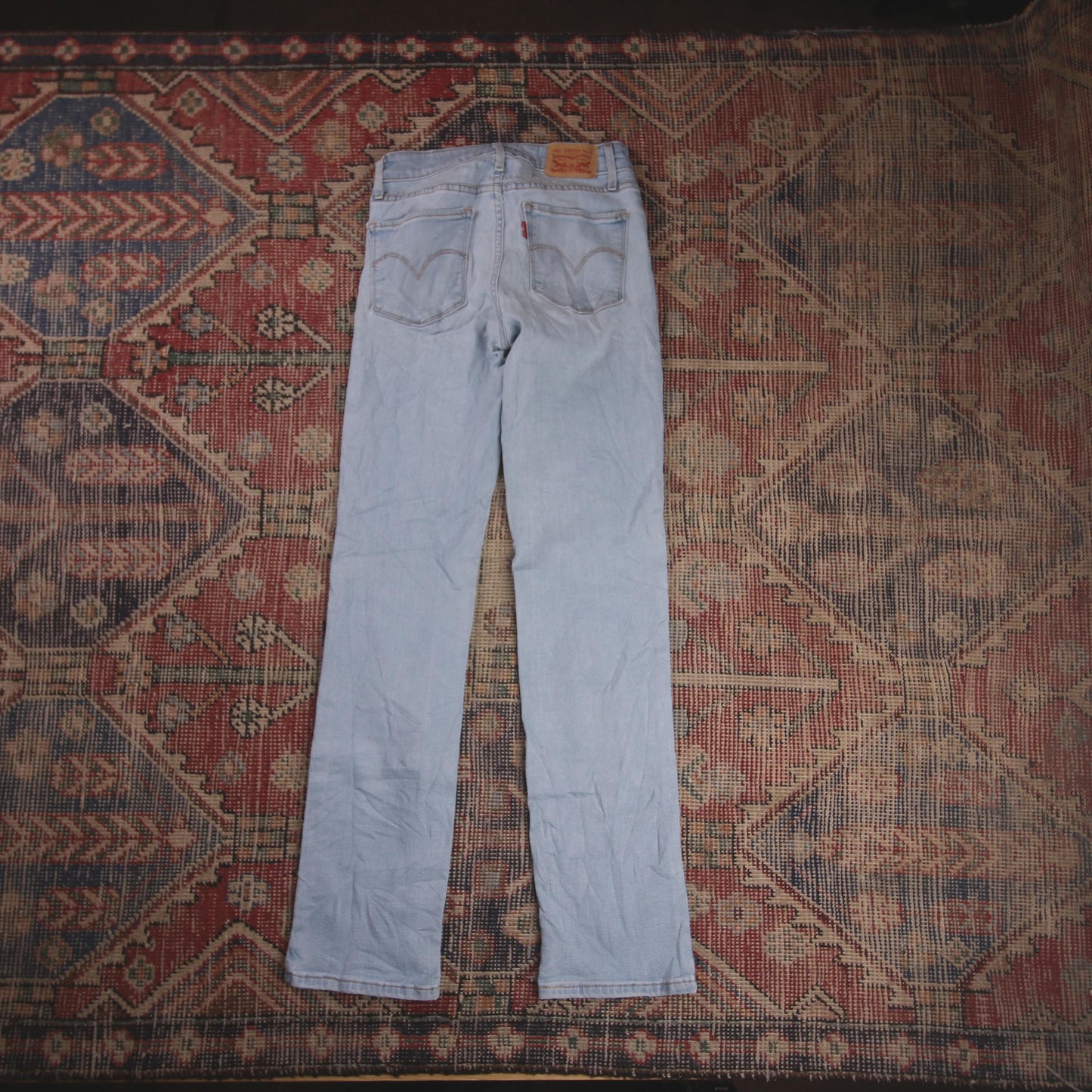Levi's 714 W24 L28 Skinny Blue Denim Jeans