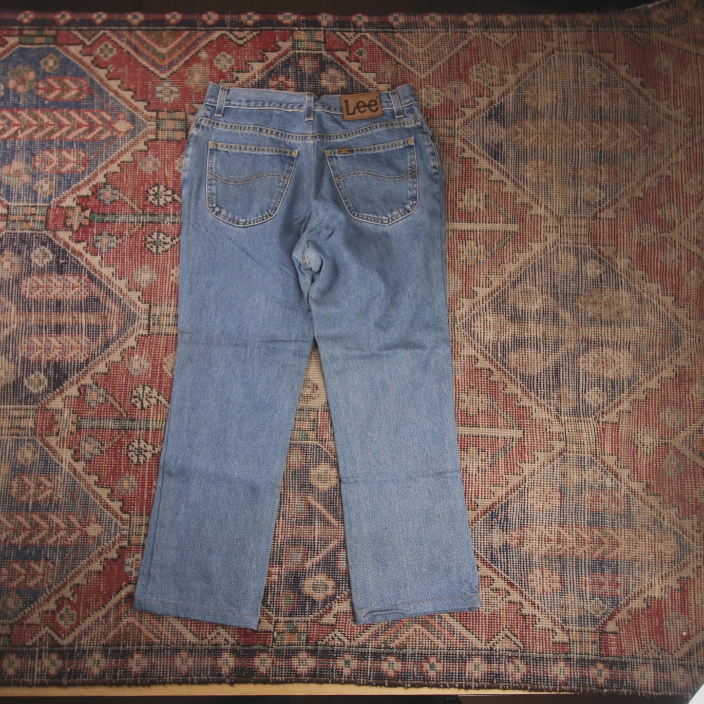 Lee W30 L26 Relaxed Fit Blue Denim Jeans