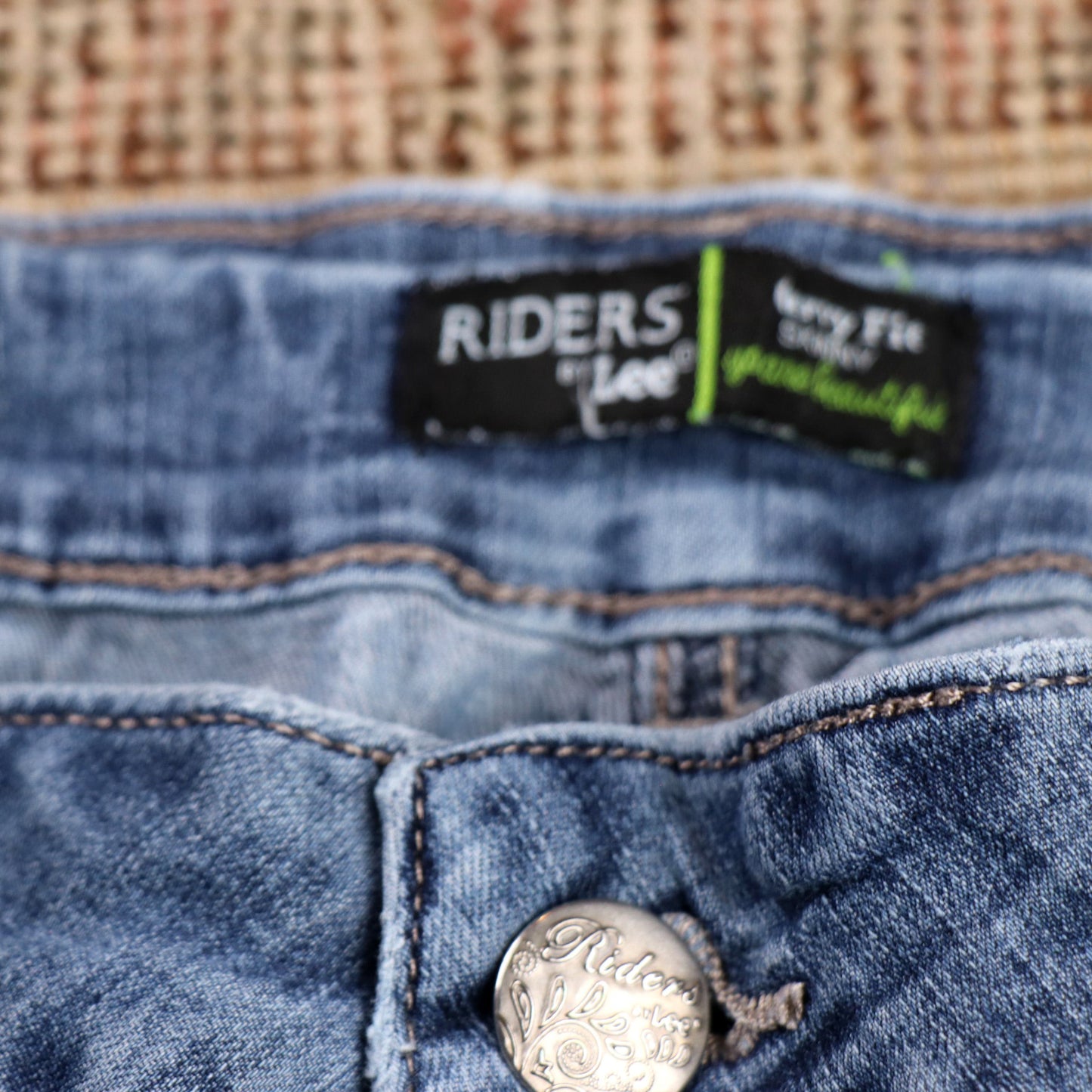 Lee W34 L28 Skinny Blue Denim Jeans