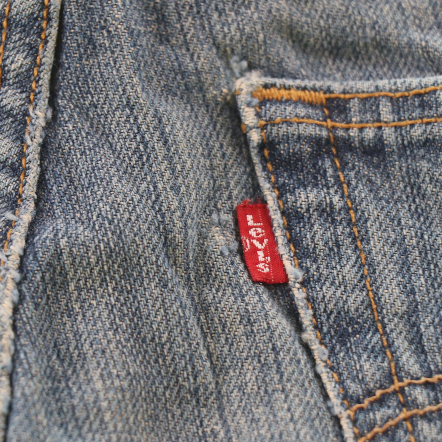 Levi's 527 Red Tab W32 L31 Bootcut Blue Denim Jeans