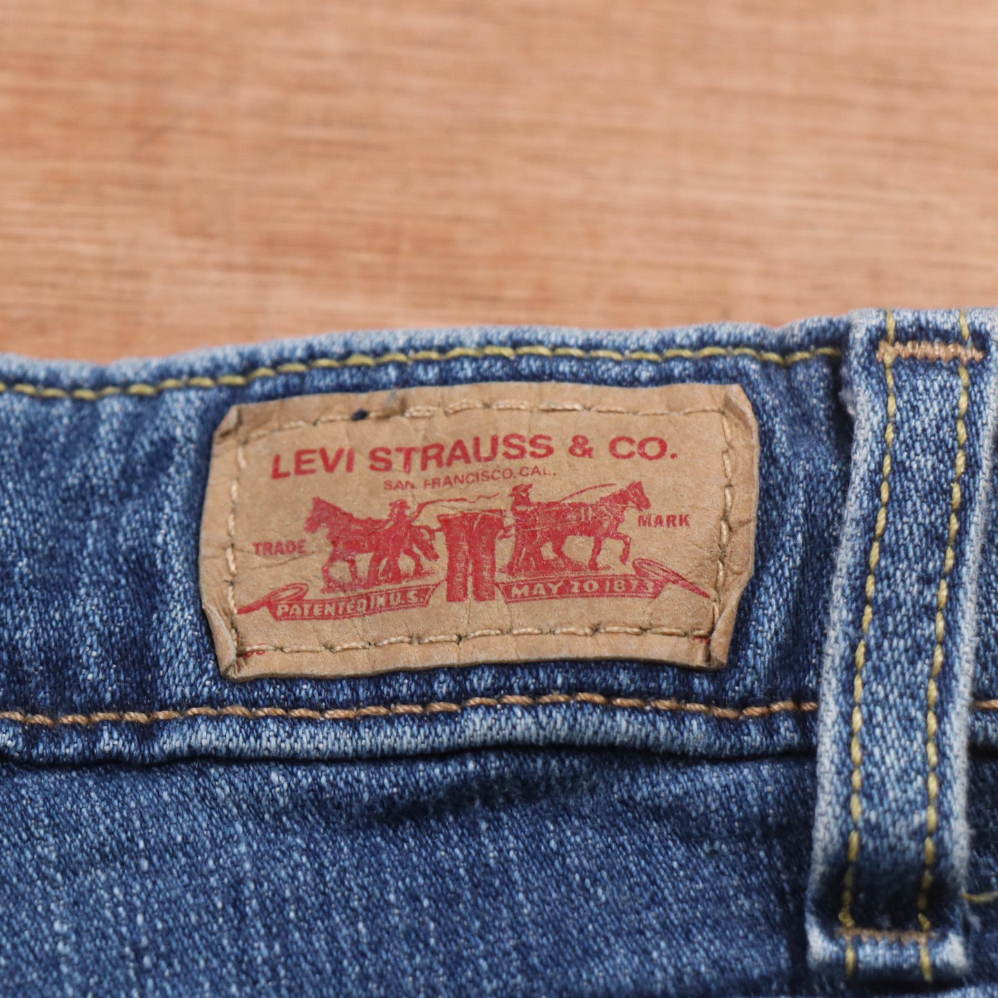 Levi's Red Tab W36 L133 Bootcut Blue Denim Jeans
