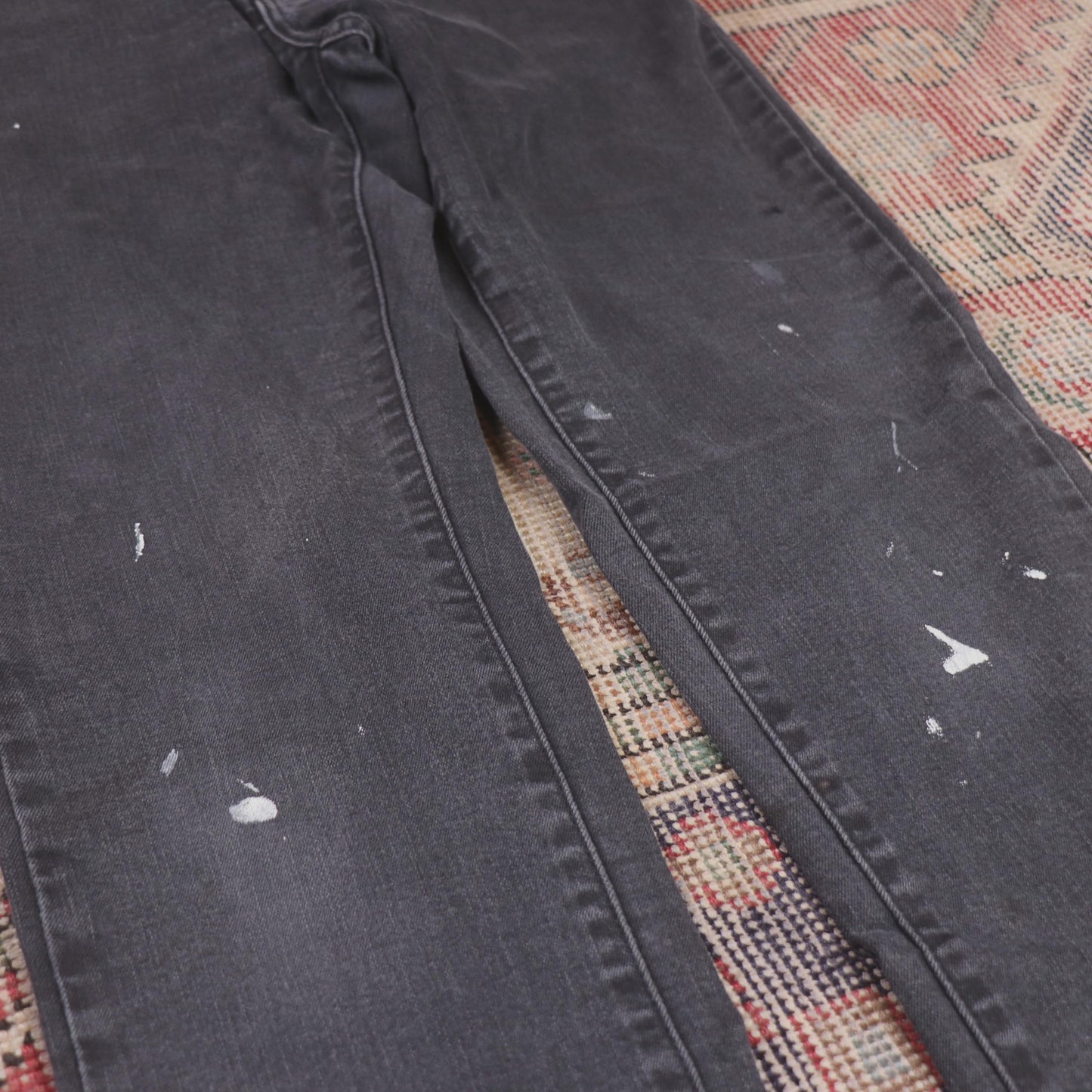 Levi's 314 W30 L29 Straight Leg Black Denim Jeans