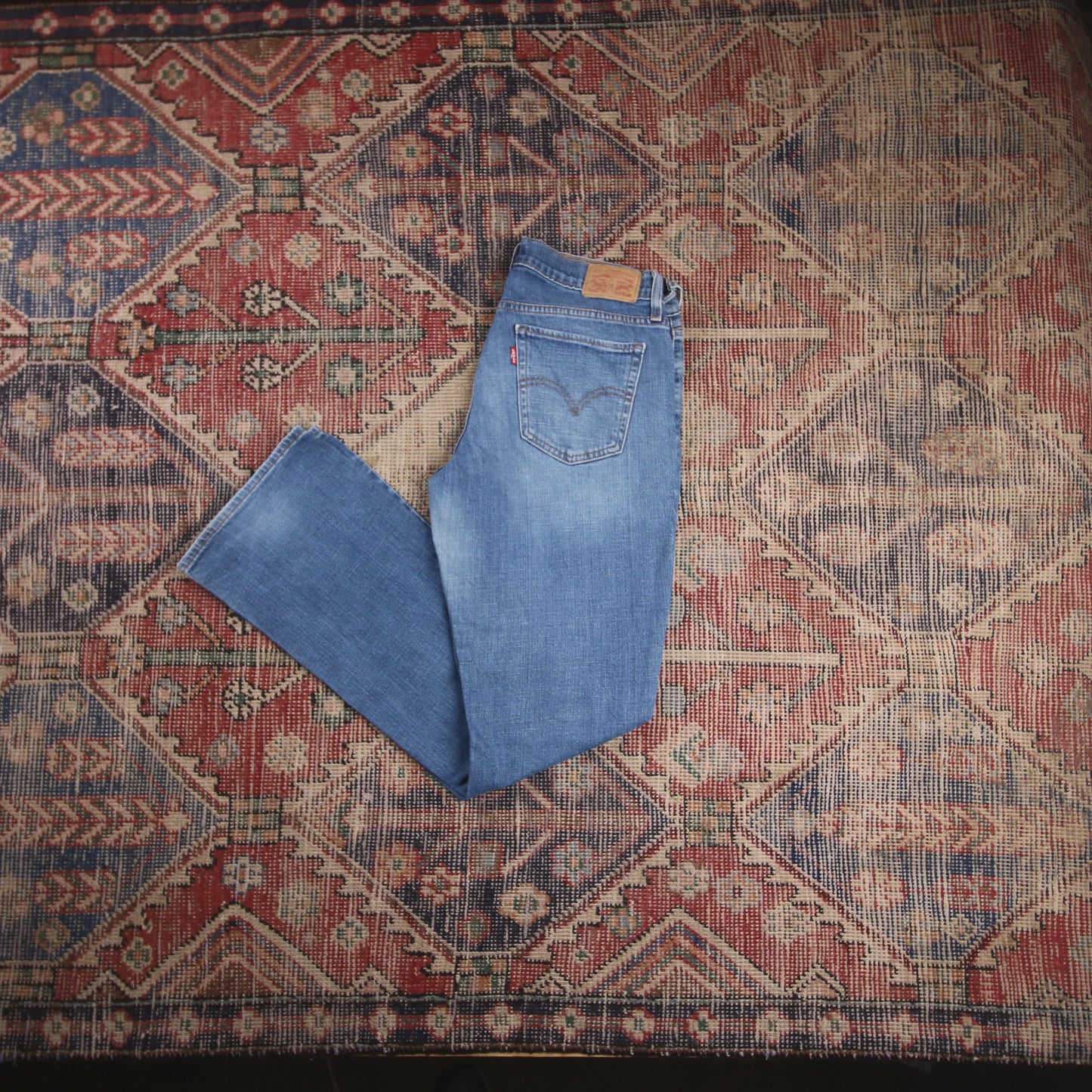 Levi's 415 W32 L31 Bootcut Blue Denim Jeans