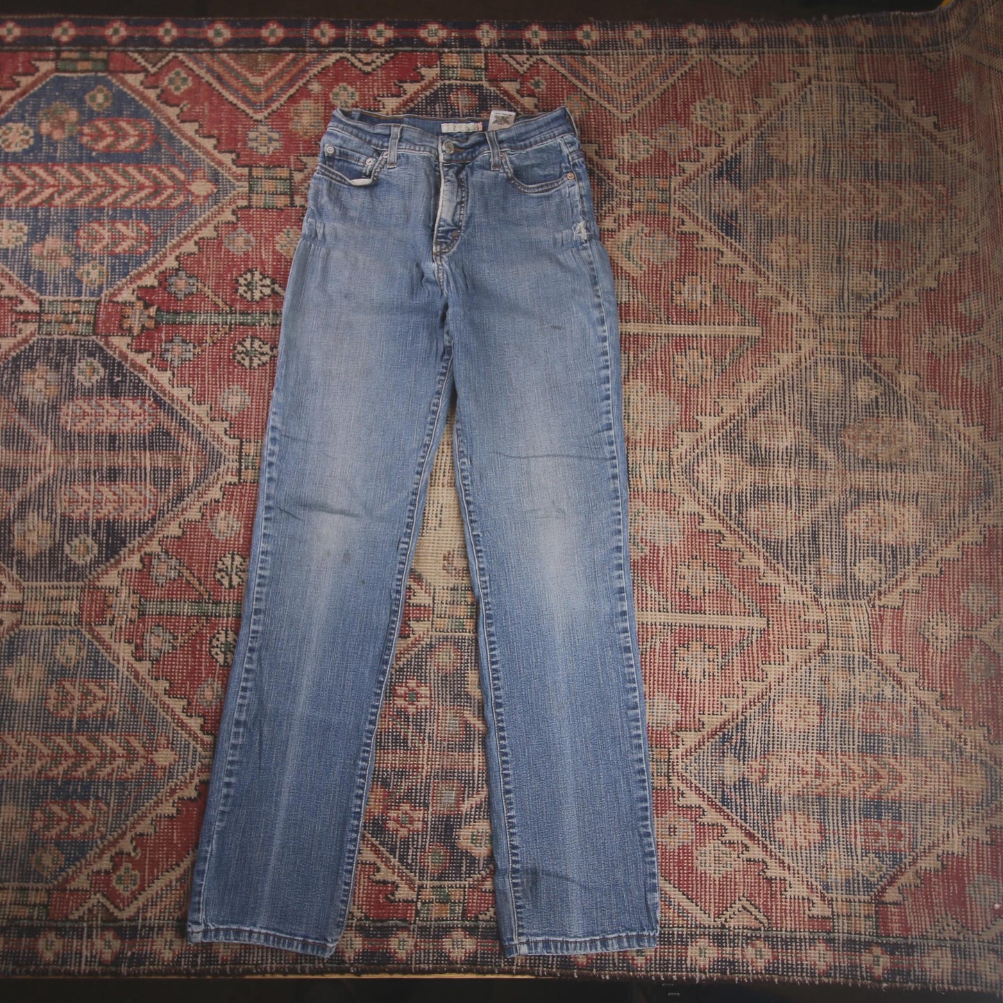 Levi's 512 W26 L30 Tapered Leg Slim Fit Blue Denim Jeans