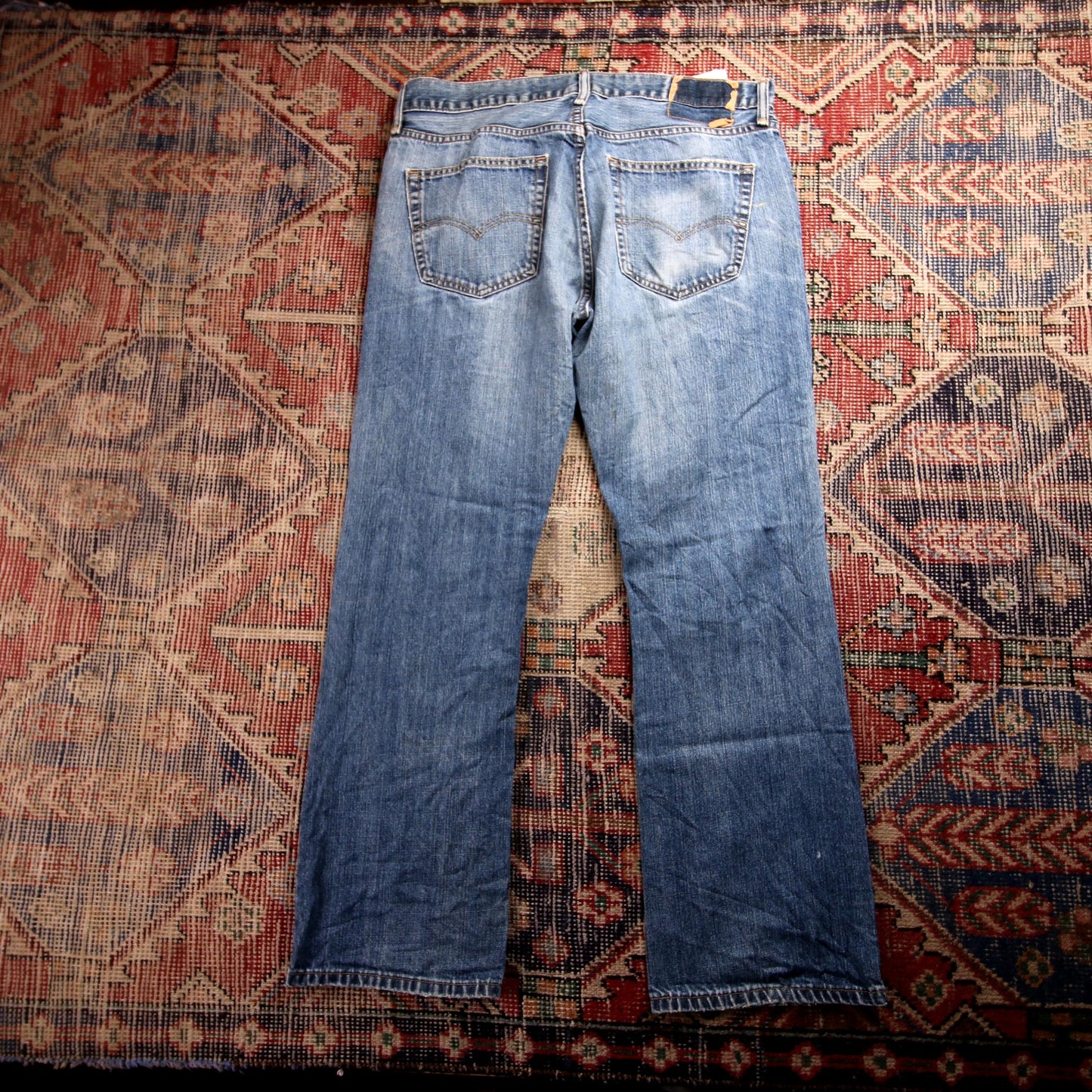 Levi's W36 L30 Bootcut Blue Denim Jeans